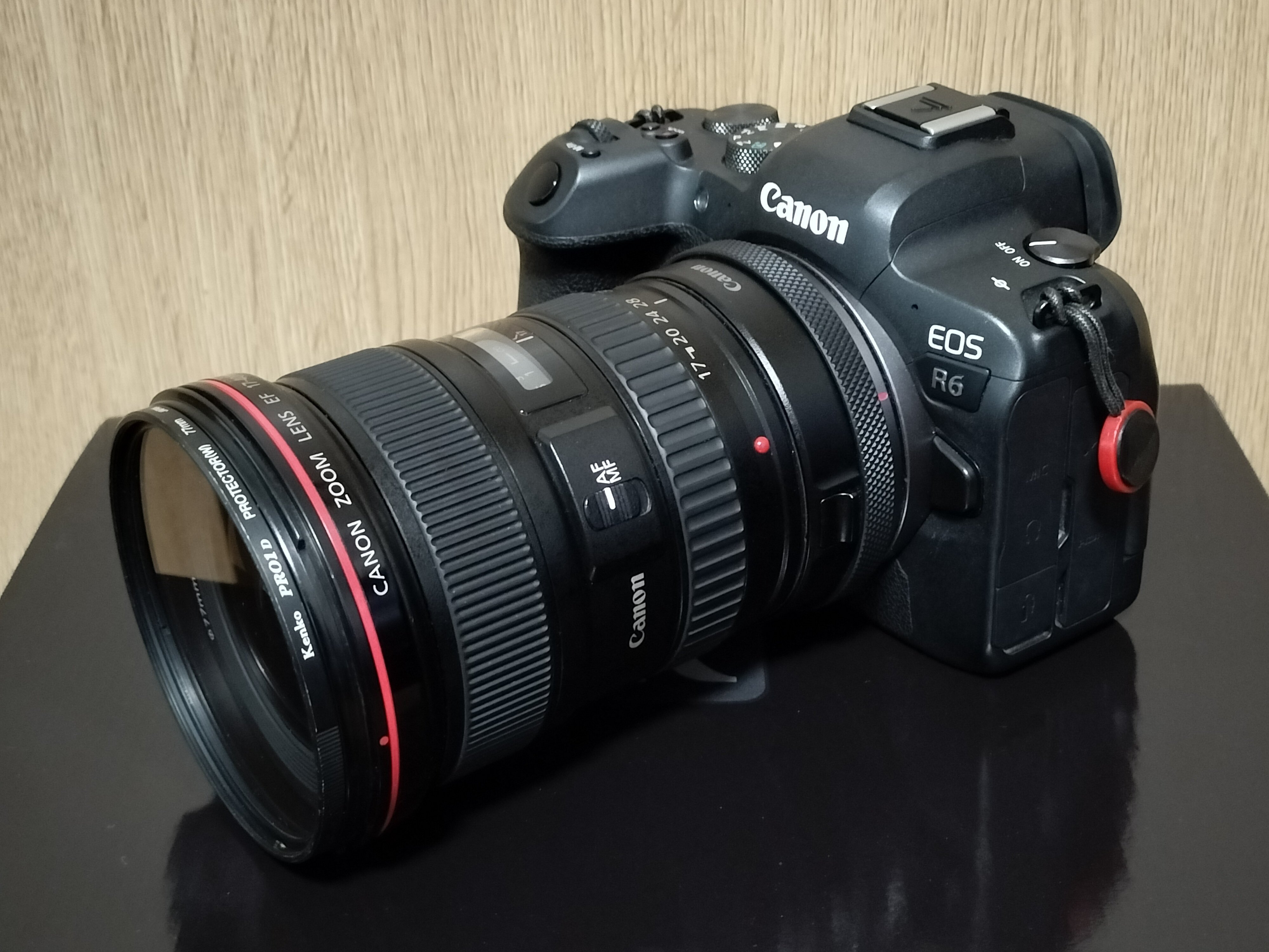 キャノンEF17-40mm F4L USM(広角ズームの名玉) レンズにカビのような