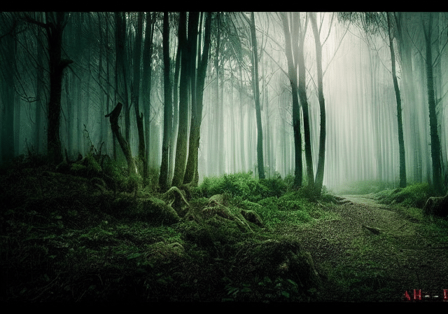 Aiイラスト11枚 サムネに使えそうな陰鬱な森 お絵描きai 番茶 50代youtuber Note