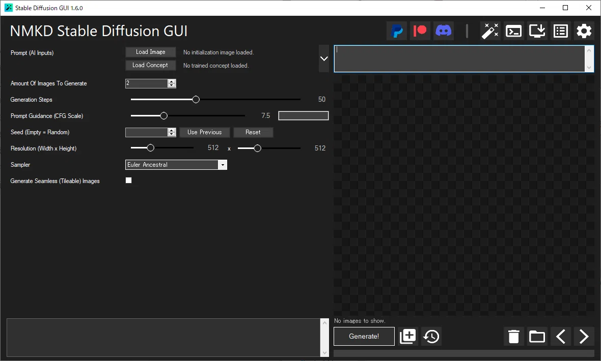 NMKD Stable Diffusion GUI｜ききよ