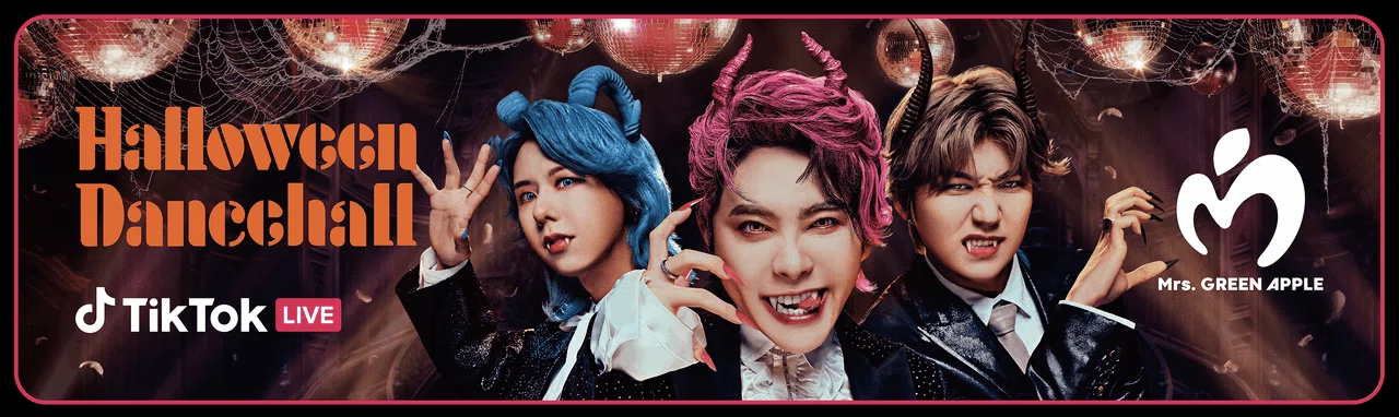 TikTok LIVEとMrs. GREEN APPLEのコラボグラフィックが期間限定で登場