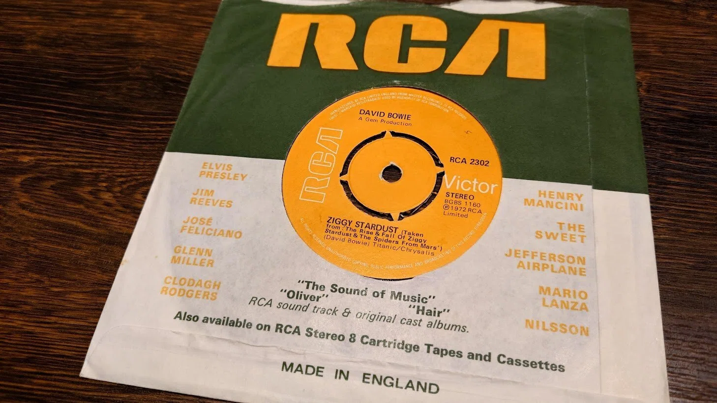 7-inch Record Specialty Shop Notes 104: 'The Intro to Ziggy