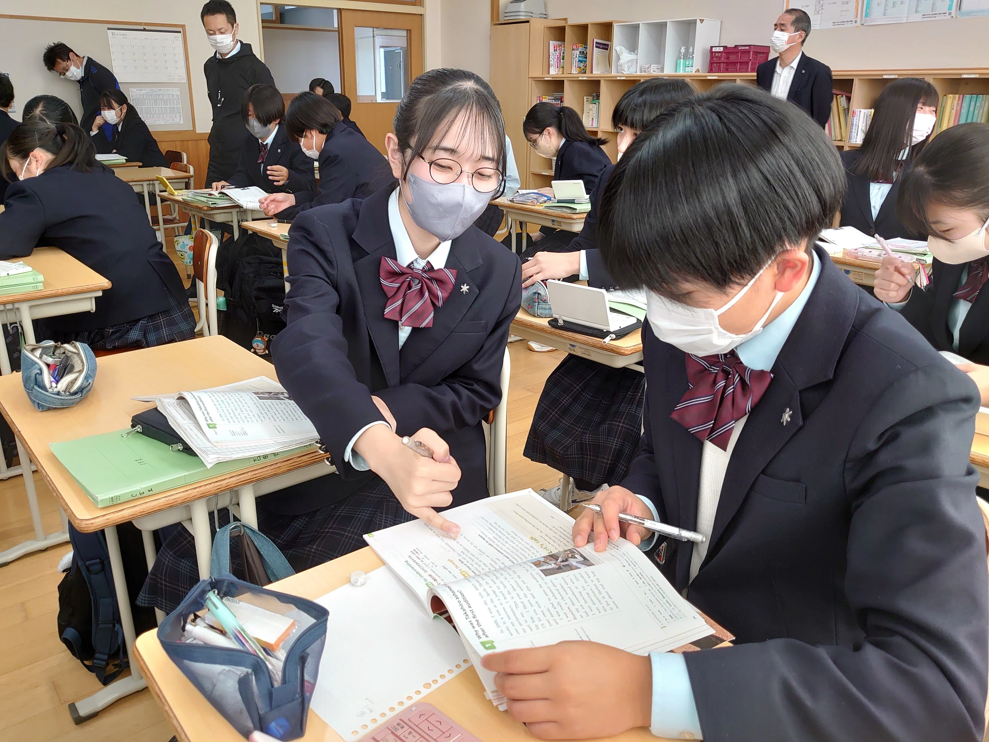 コミュニケーション英語Ⅱ」の公開授業｜岩手県立高田高等学校