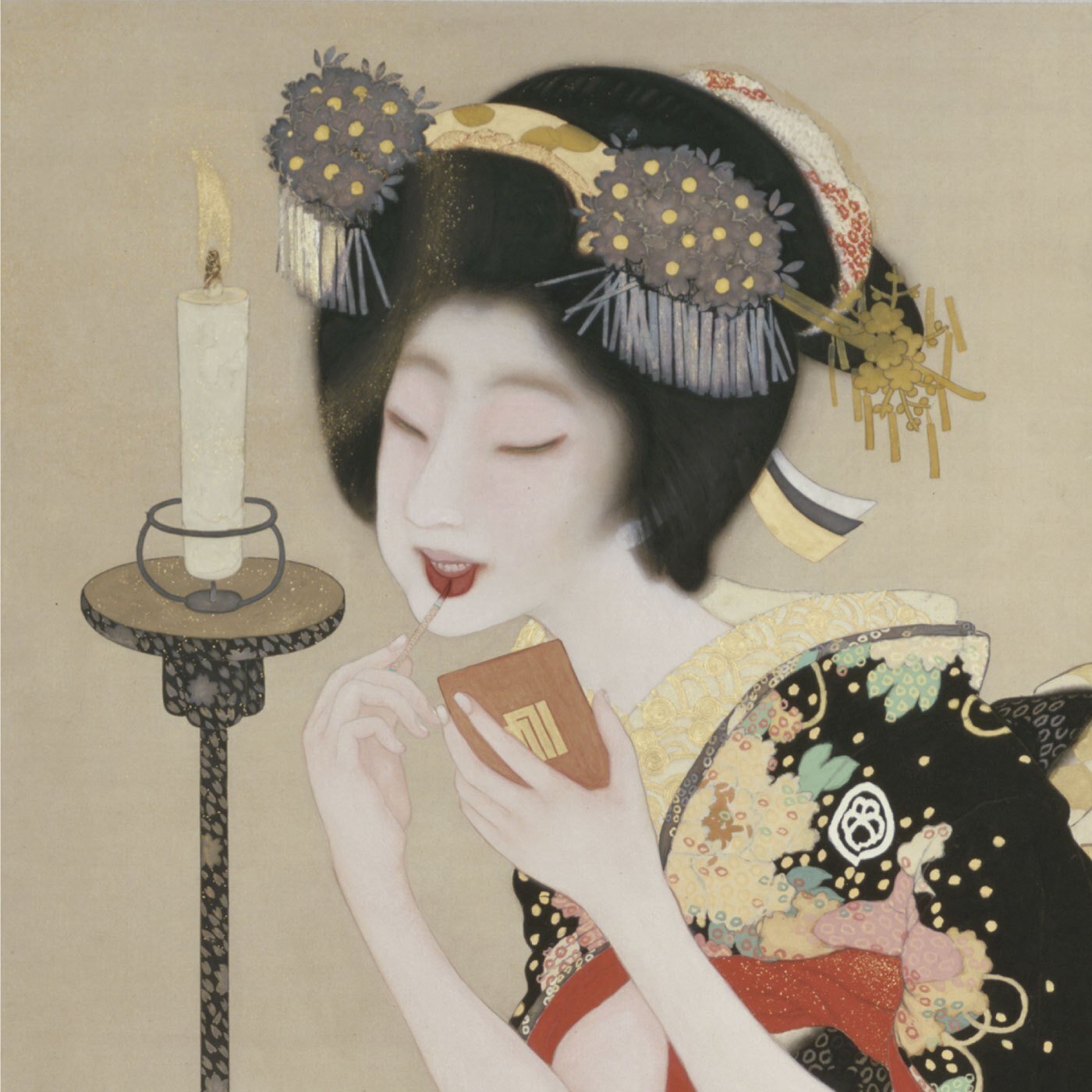 妖しくも惹きつけられる魅力とは……日本画の妖艶な世界へ導くメイク