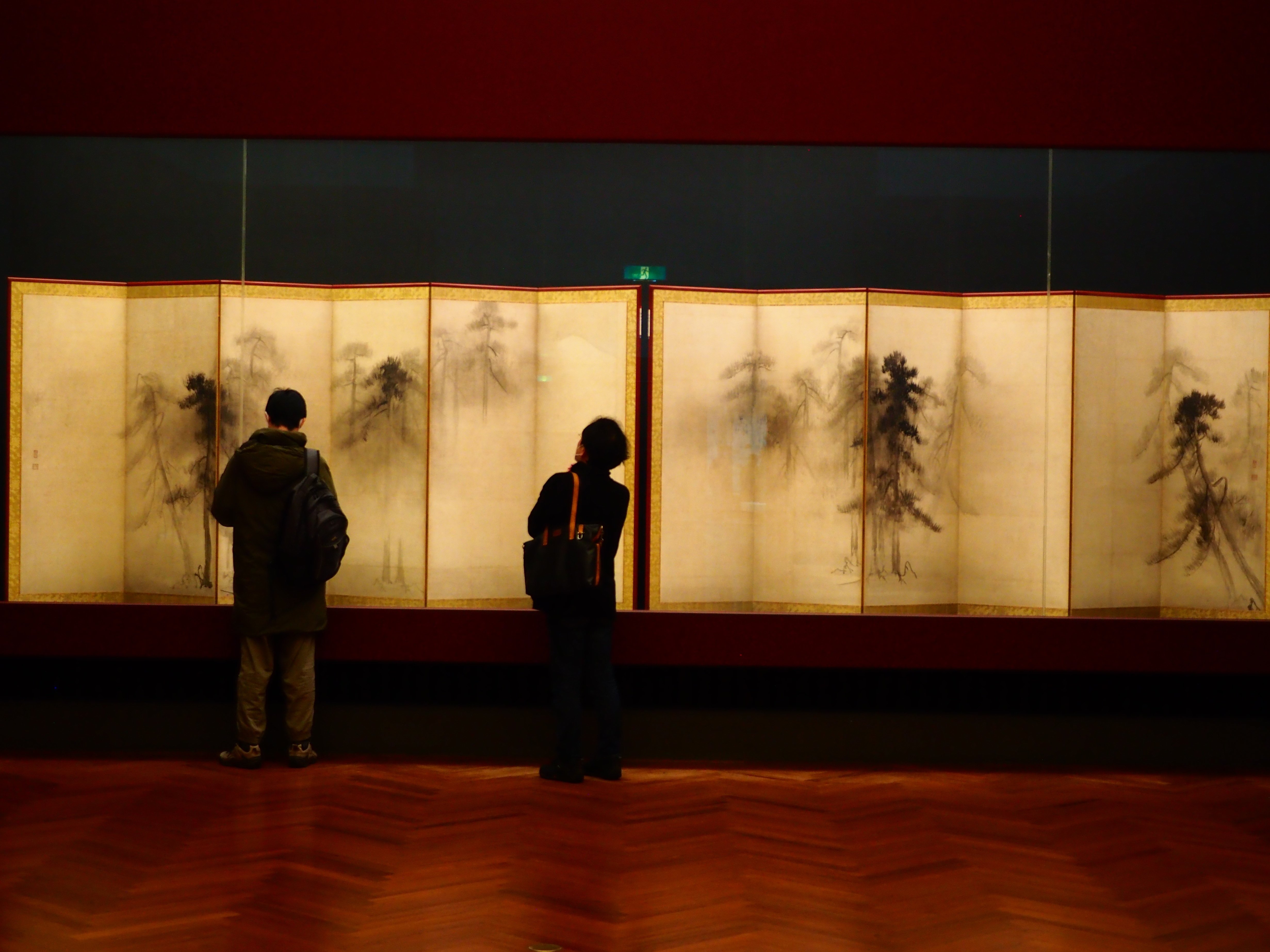 国宝 松林図屏風 複製 長谷川等伯 名画 複製画 二枚セット 美術品 凸版印刷、国宝「松林図屛風」の高品位複製を開発 | 凸版印刷