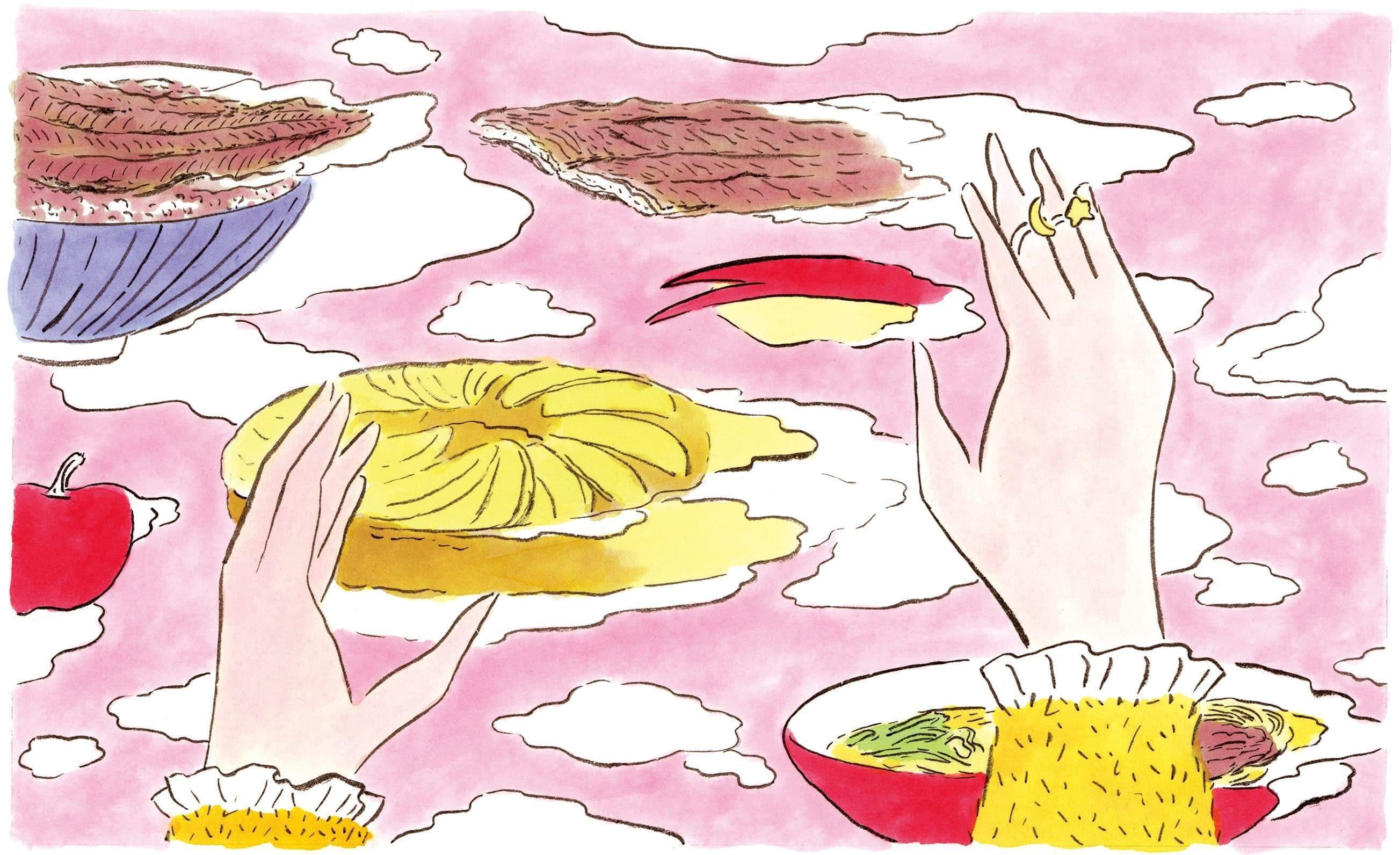 こりずに わるい食べもの』オンライン・ギャラリー 北澤平祐さんの挿絵