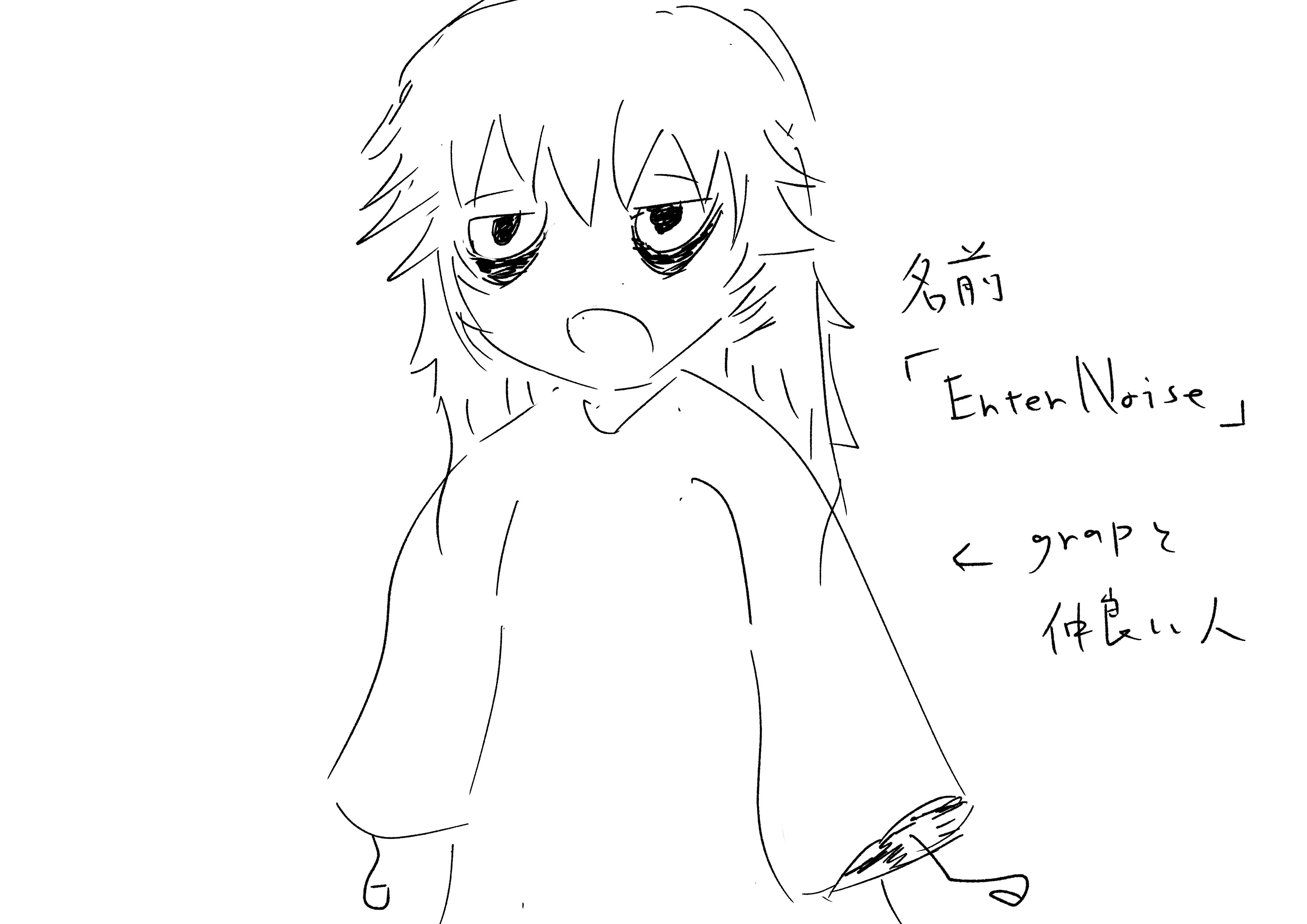 初めて自分でキャラクターを作れた をやみ Note