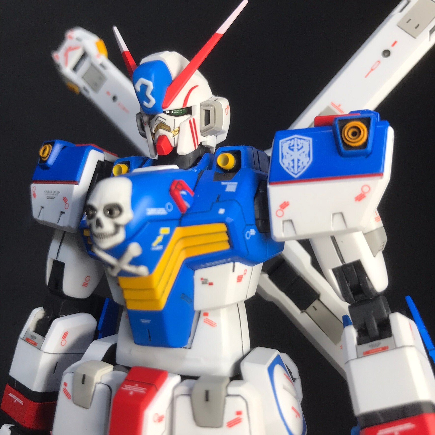 MG クロスボーンガンダムX3 Ver.Ka【塗装・完成済みガンプラ】 MG クロスボーンガンダム X3 ver.ka レビュー 開始！！