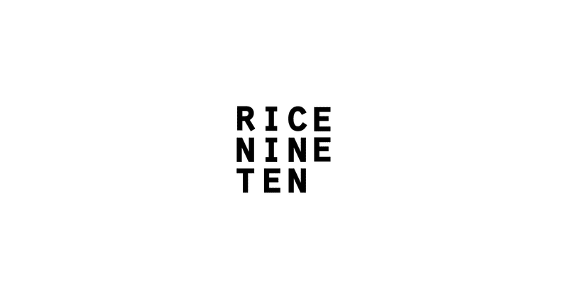 RICE NINE TEN ブランドロゴ