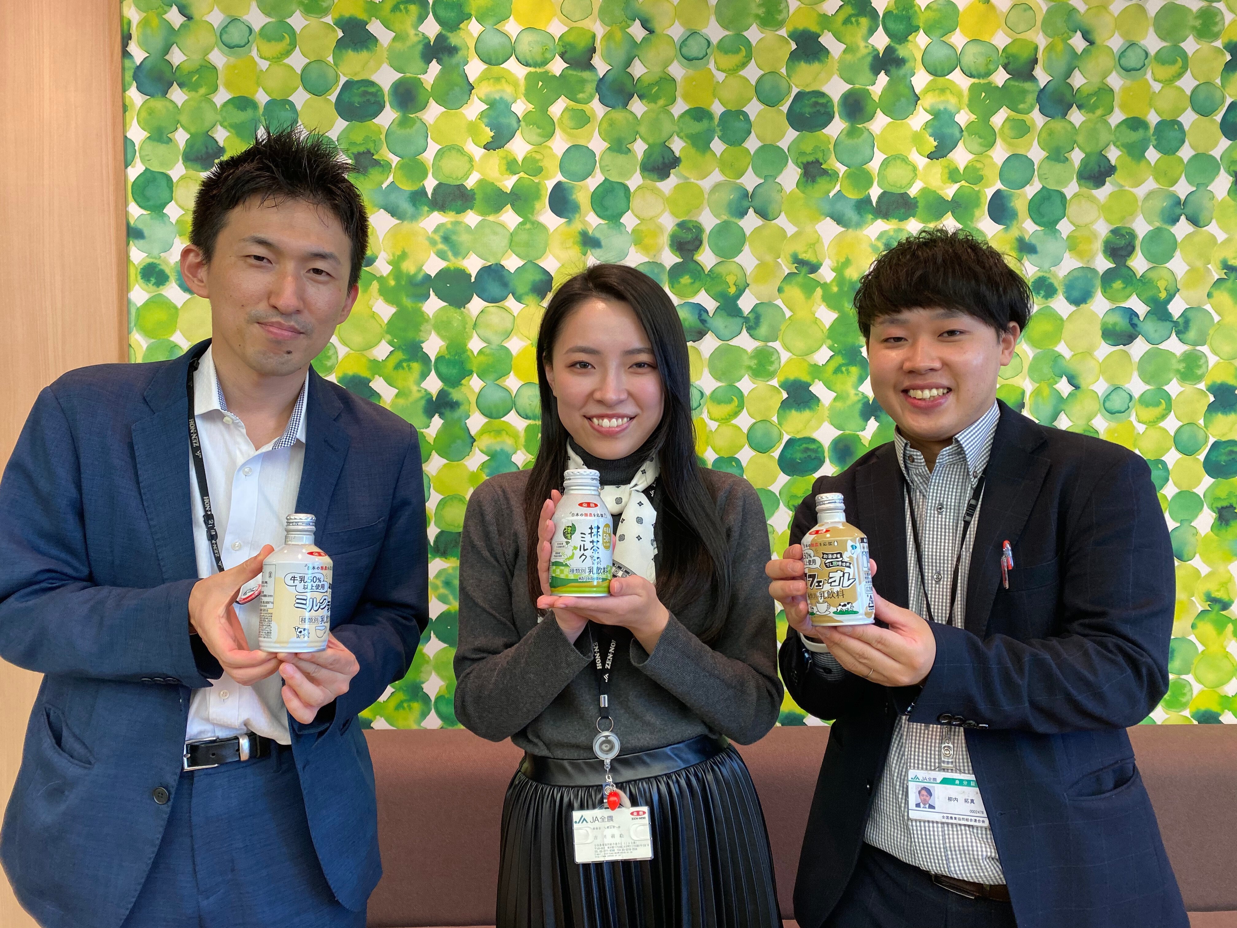 日本の酪農を応援したくて、牛乳を50％以上使用した抹茶ミルクを開発