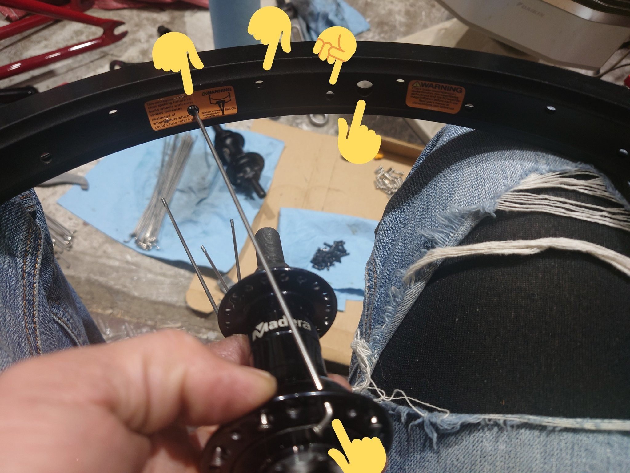 BMXホイール コグ付き ※タイヤは要交換 BMXホイール コグ付き ※タイヤは要交換