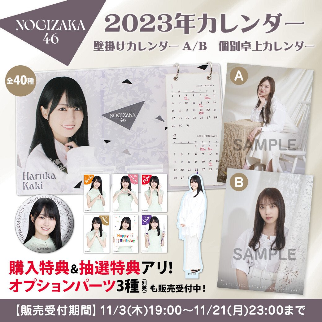 乃木坂46 川崎桜　2023年　個別卓上カレンダー 乃木坂46 川崎桜 2023年 個別卓上カレンダー 2024年個別卓上