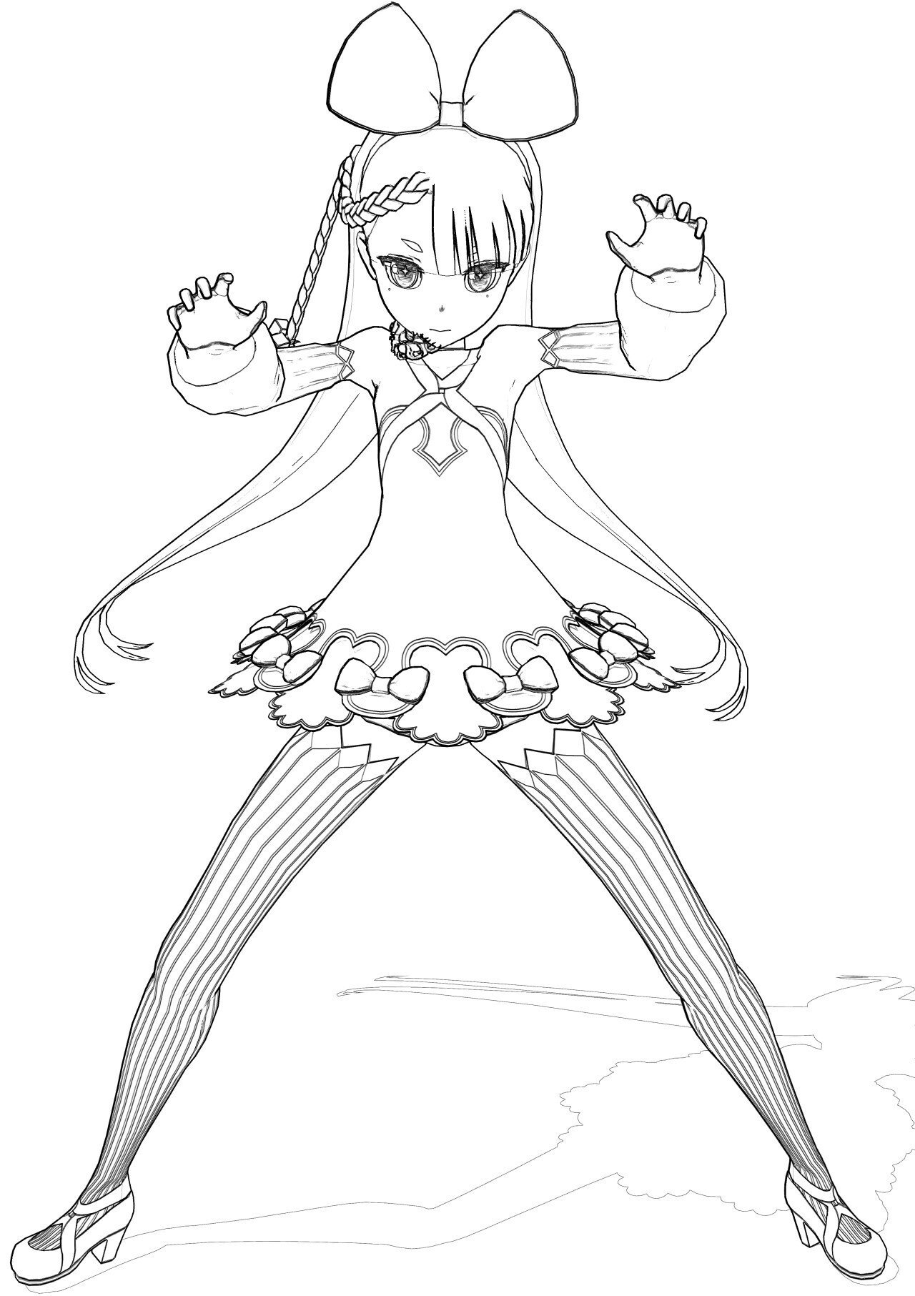 クリスタの3dキャラクター人形をlt変換してイラスト描いてみた オサム マンガ家になりたい人 過去のアナログ投稿作品アップ中 Note クリスタの3dキャラクター人形をlt変換してイラスト描いてみた オサム マンガ家になりたい人 過去のアナログ投稿作品アップ中 Note