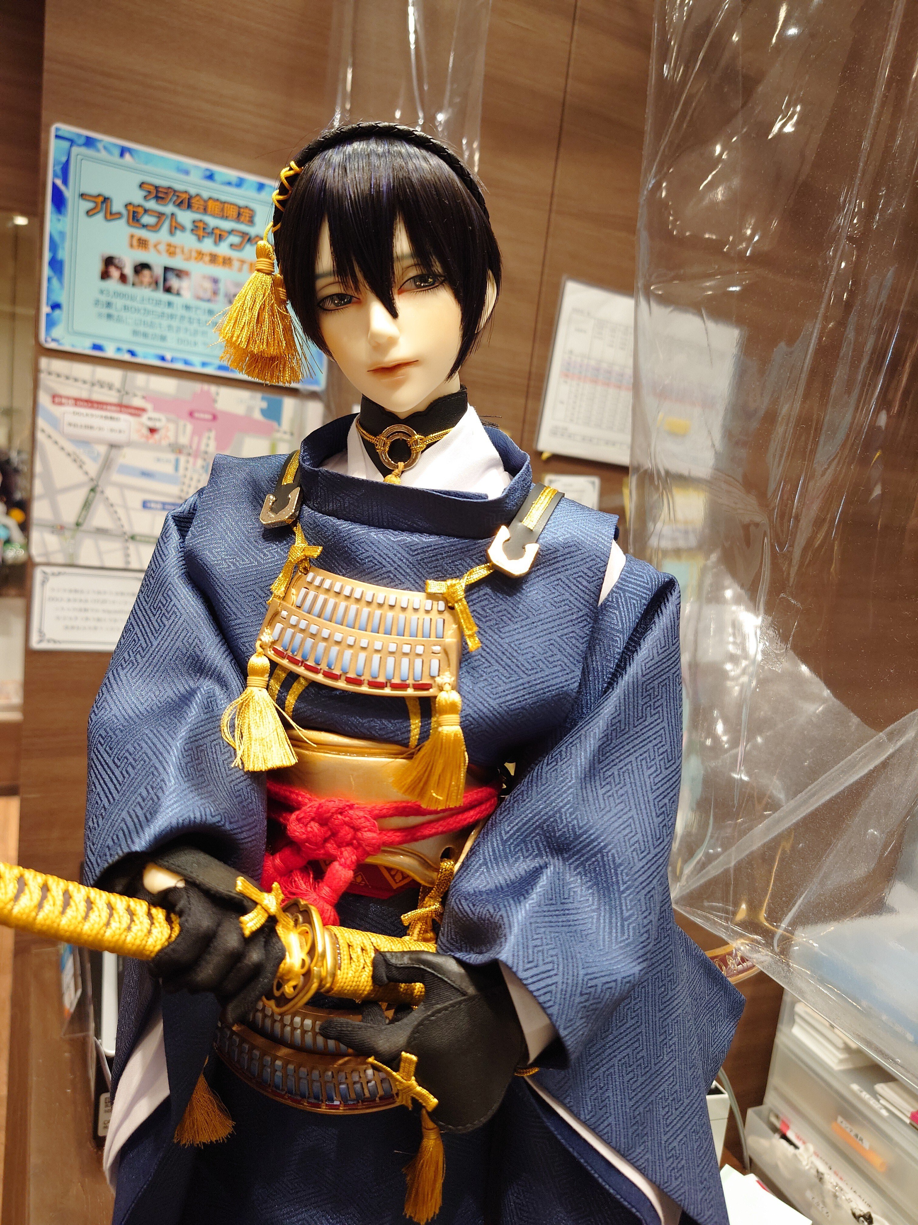 dolk 刀剣乱舞 三日月宗近 内番装束 衣装セット bjd 三日月宗近 キャストドール DOLK 刀剣乱舞 + 内番装束 衣装