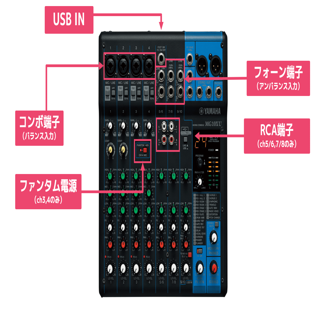 配信機器・PA機器・レコーディング機器 YAMAHA MG10XUF 配信機器・PA機器・レコーディング機器 MG10XUF YAMAHA(ヤマハ