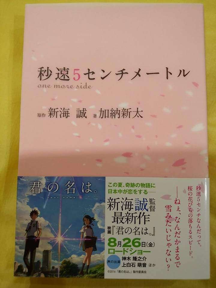 秒速5センチメートル one more side/加納新太(原作・新海誠)｜真咲ともか