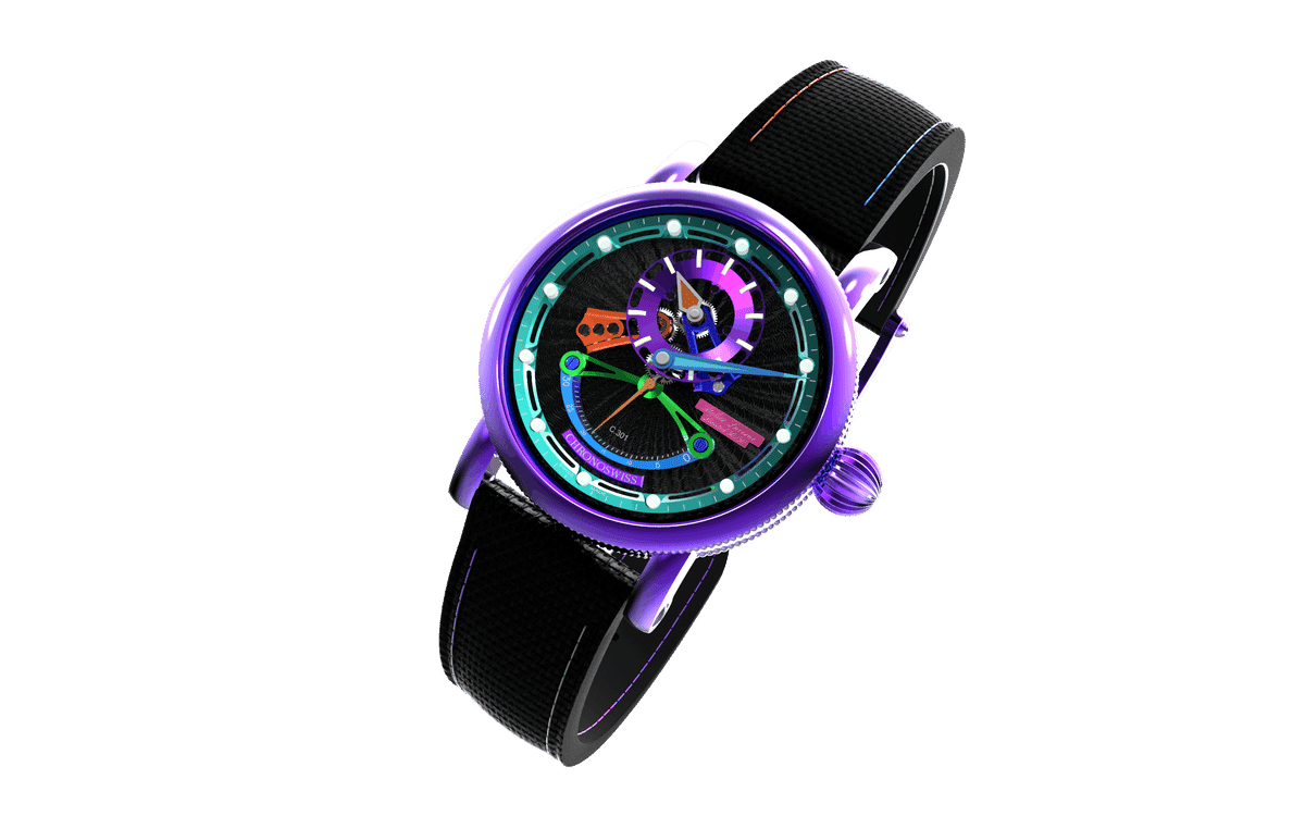 オープンギア レ・セック シュガーラッシュ CH-6928-COL｜CHRONOSWISS