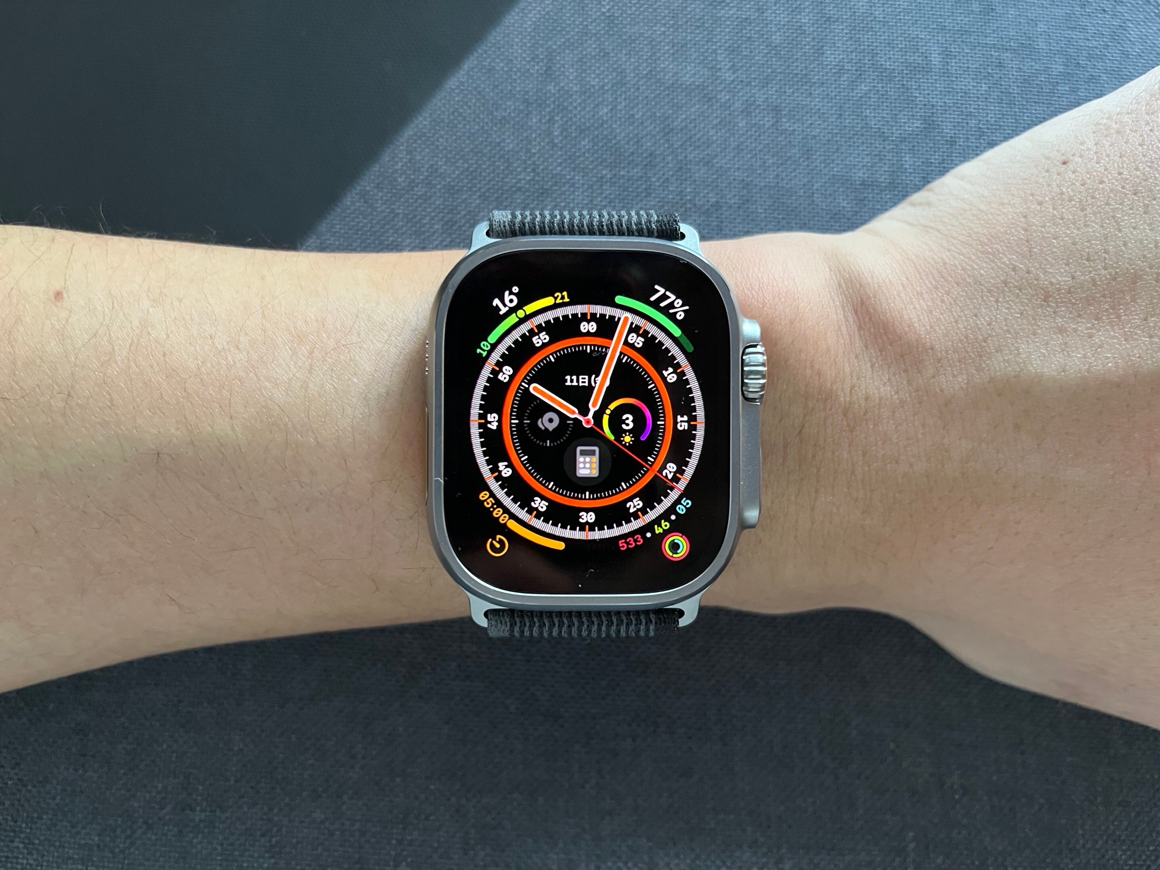 Apple Watch Ultra スターライトアルパインループS ☆美品☆