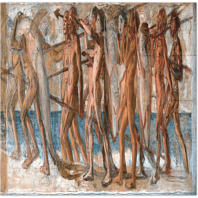 ワタクシ流☆絵解き館その200 青木繁「海の幸」(青木繁生誕140年記念展