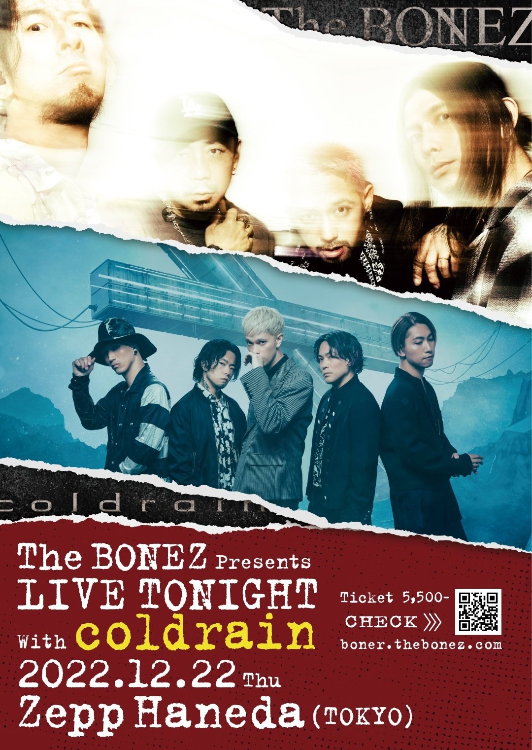 ミュージシャン THE BONEZ SHADOWS dys tour t SHOW [ The BONEZ × SHADOWS -Defend Your Style TOUR 2017