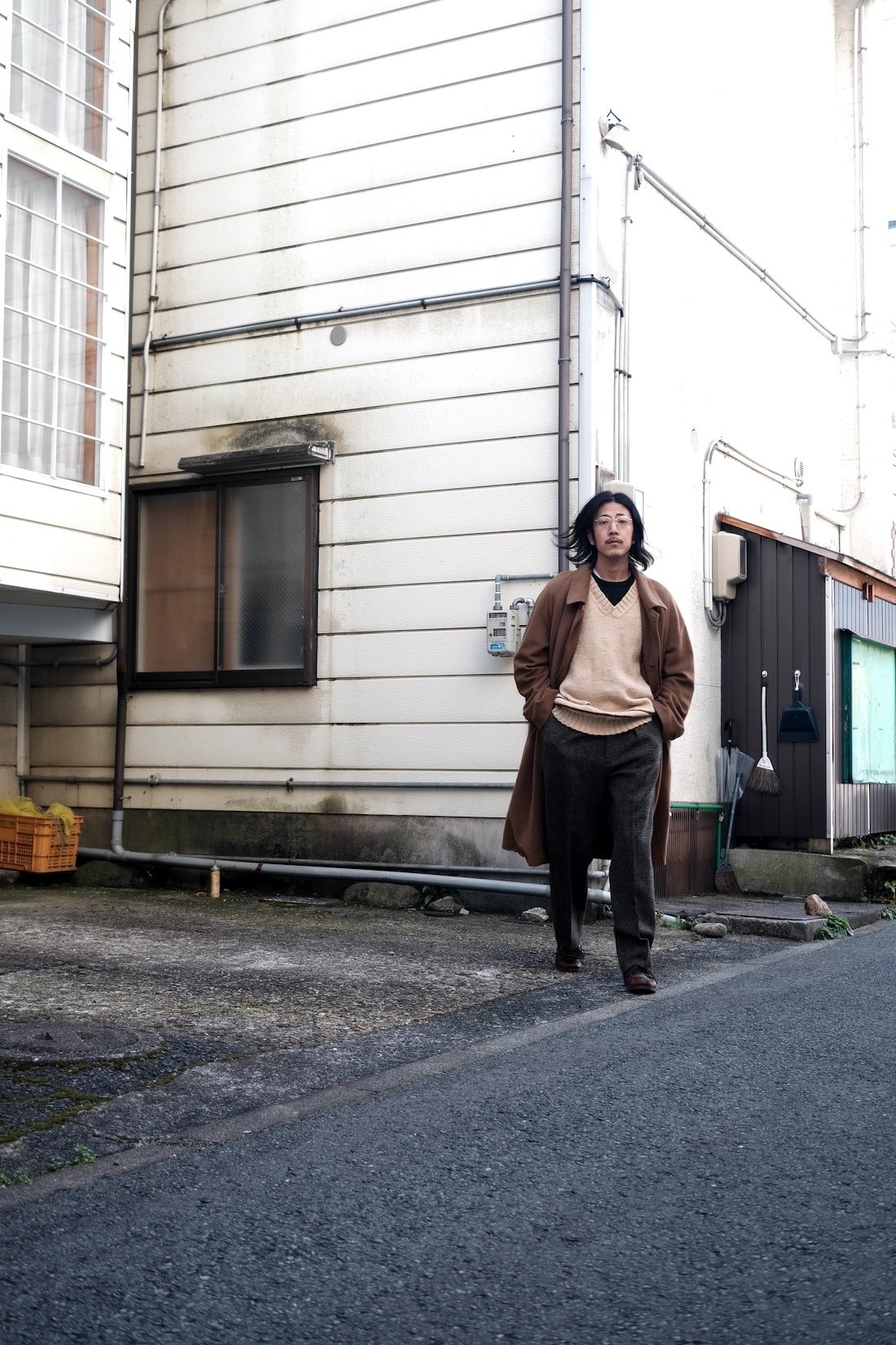 tatazumaiizumai rework pullover shirt