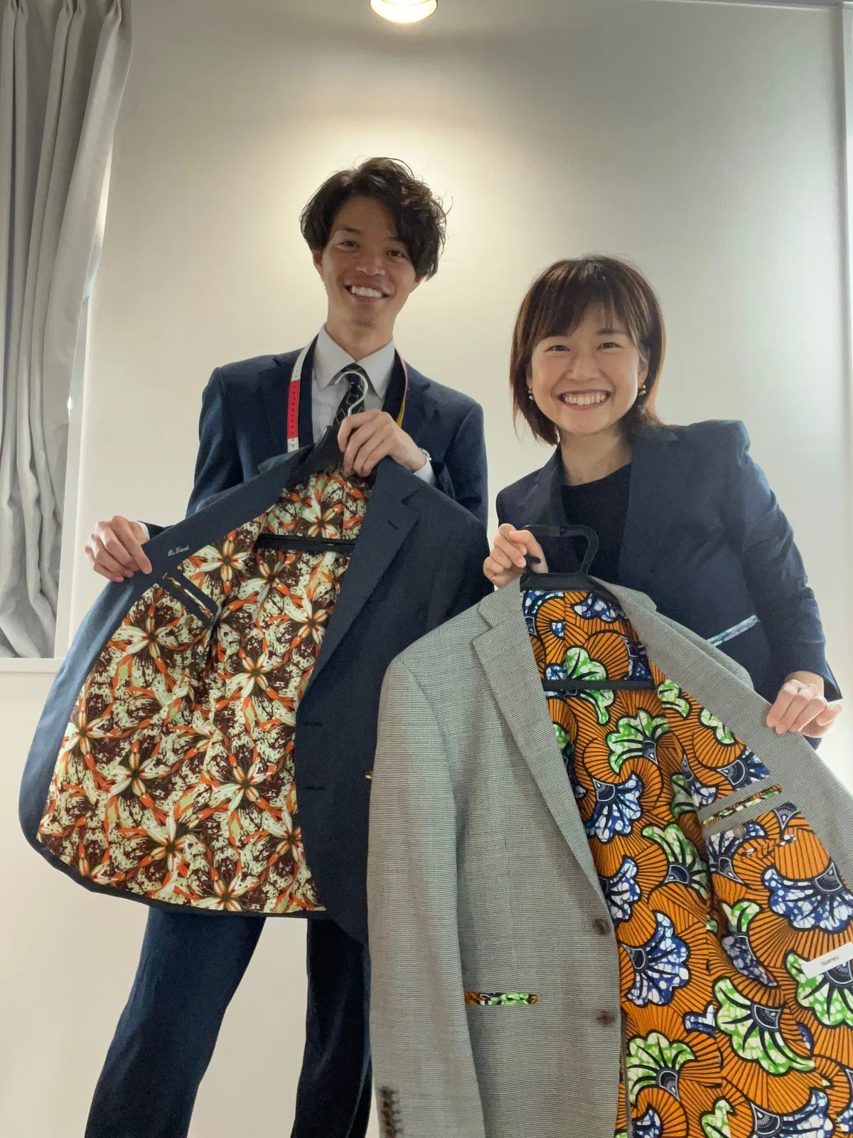 内側アフリカ布ジャケットのオーダーを受け付けます｜Gueneu