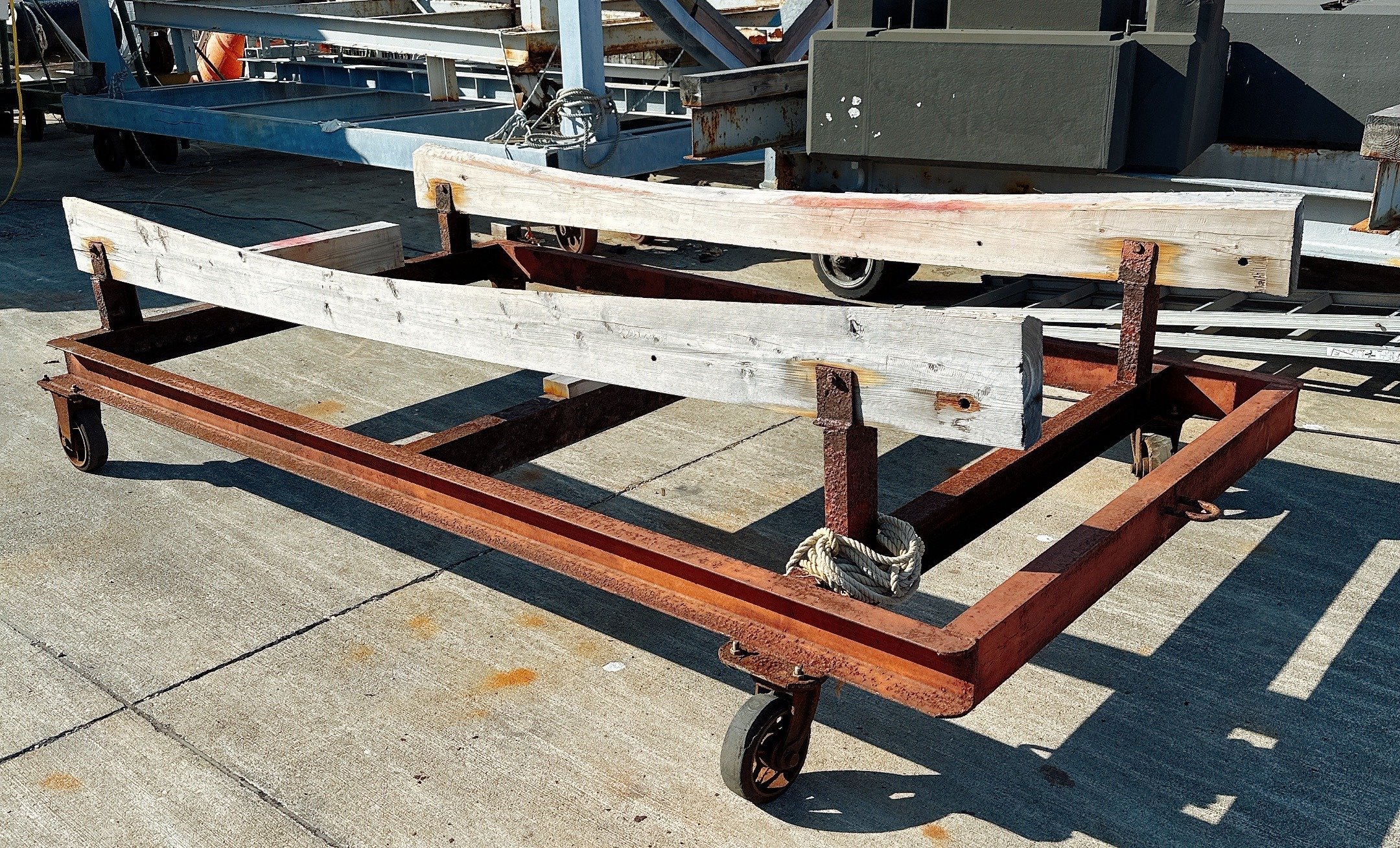 船台 船を載せる台 マリーナや港や自宅などの保管に