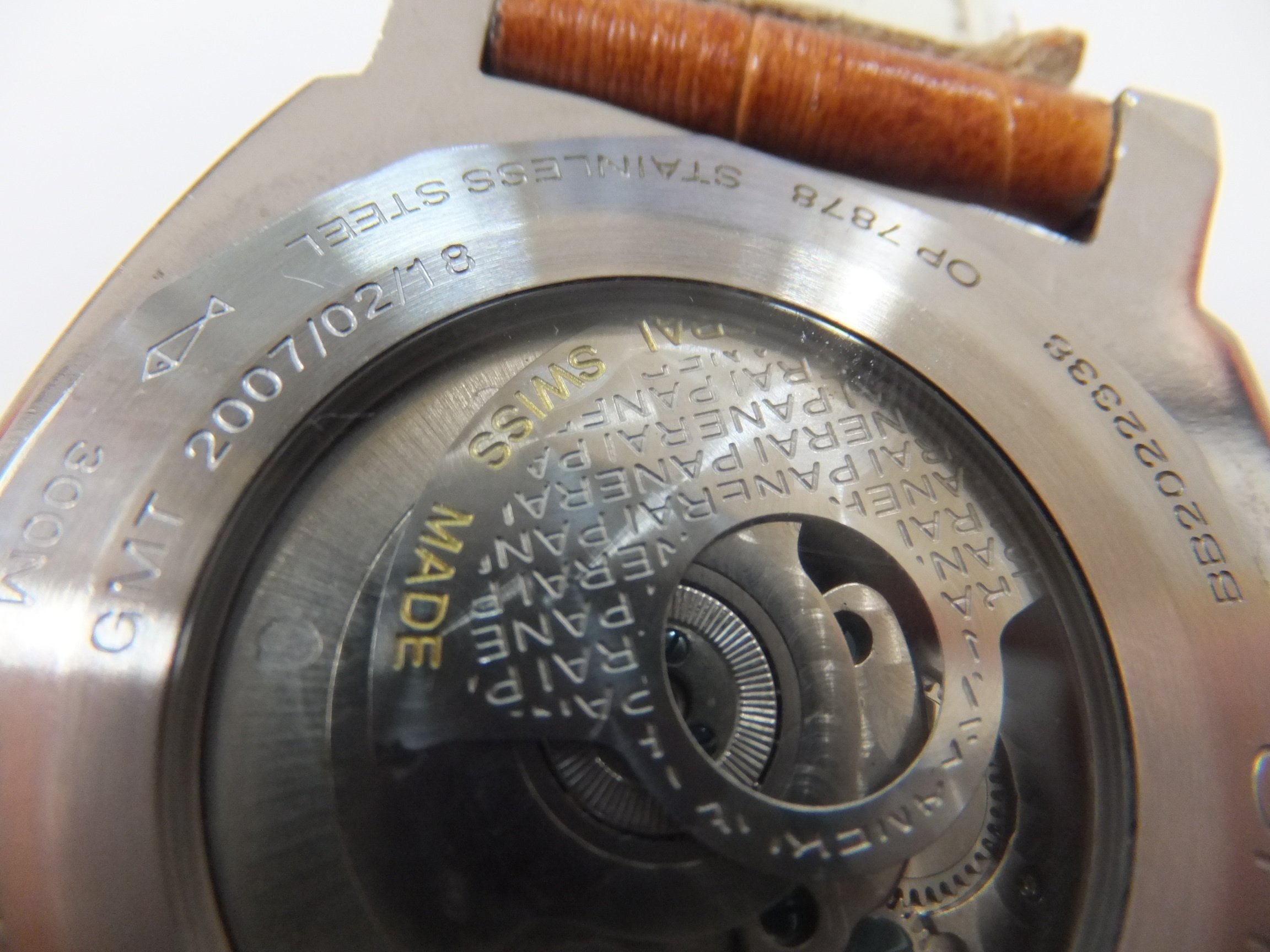 PANERAI(パネライ)ルミノール パワーリザーブ 真贋情報 OP7878 PANERAI(パネライ)ルミノール パワーリザーブ 真贋情報 OP7878