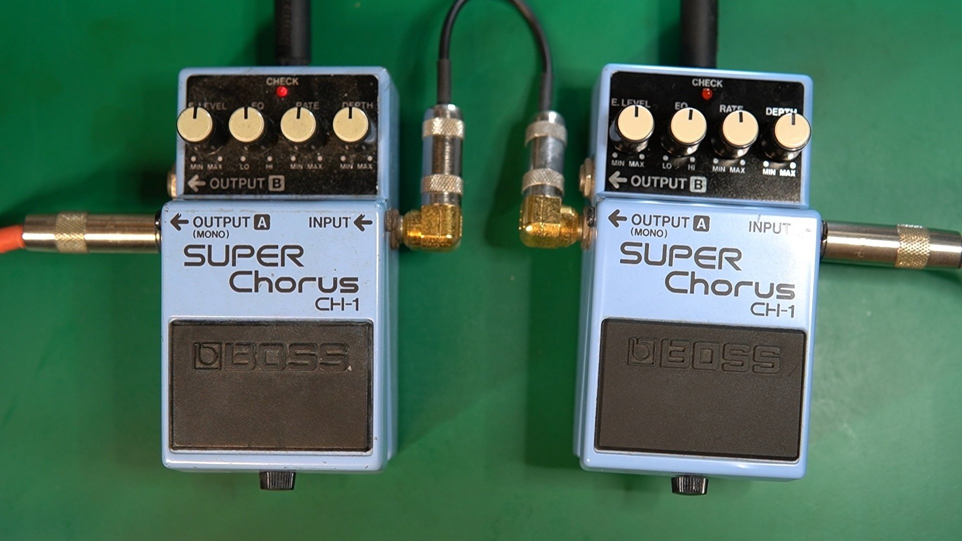 BOSS CH-1 mod アナログ　LEDがRATEに合わせて点滅します！ BOSS CH-1 mod アナログ LEDがRATEに合わせて点滅します