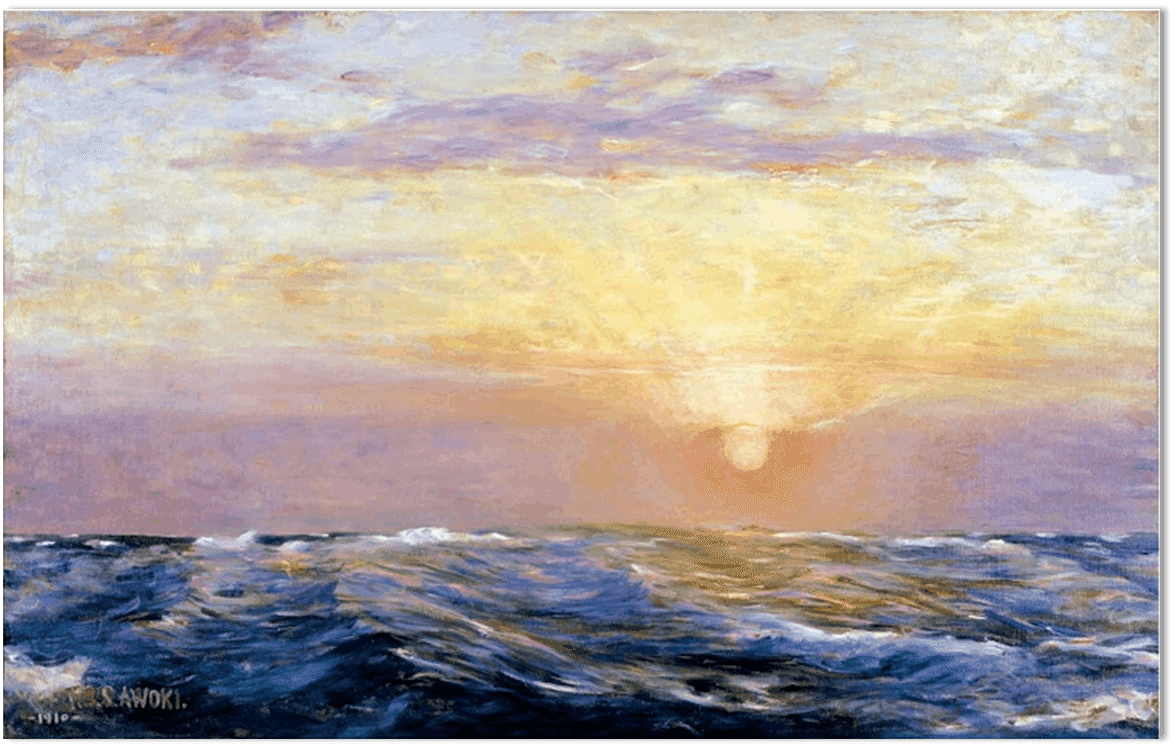 ワタクシ流☆絵解き館その202 青木繁「朝日」―絵画エッセイ風に