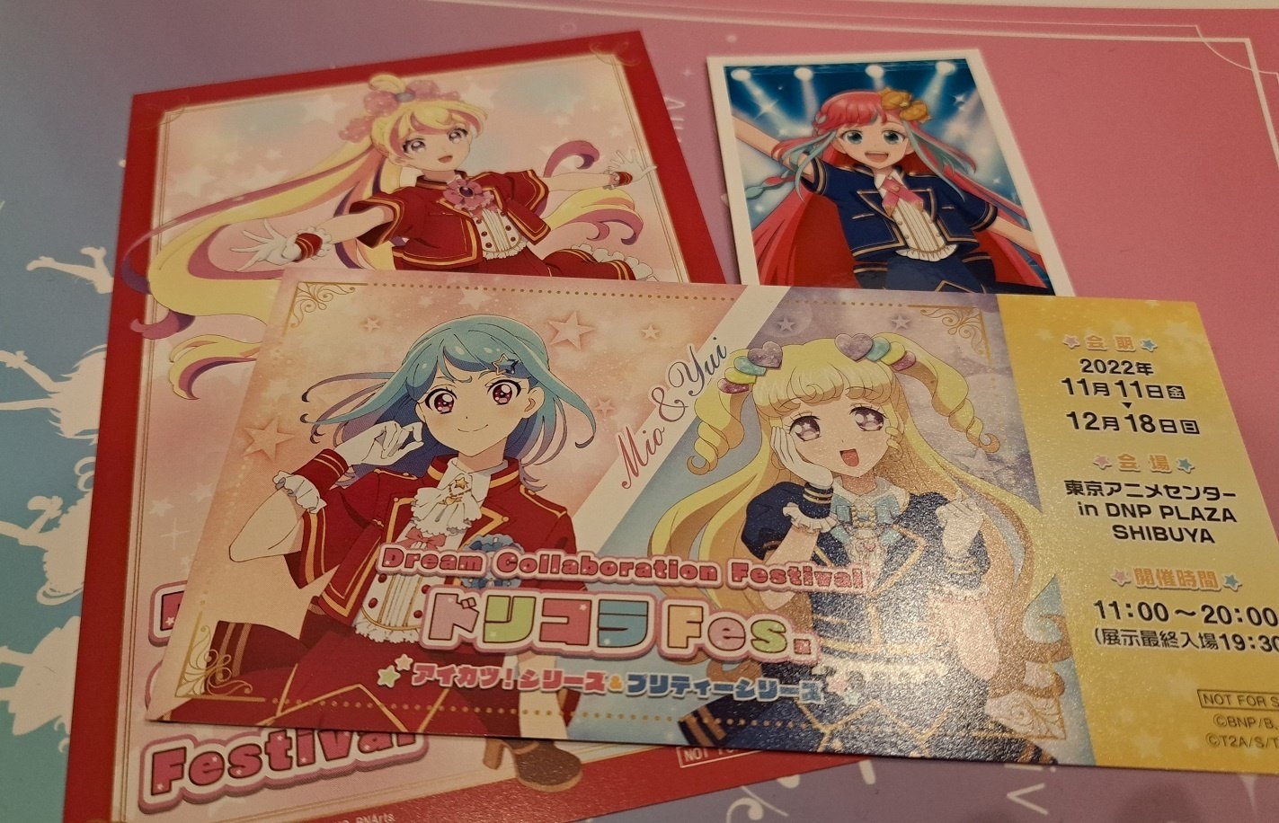 ドリコラFes ポラショット ポスカ アイカツ あいね みお らき ハナ ゆめ ドリコラFes ポラショット ポスカ アイカツ あいね みお らき