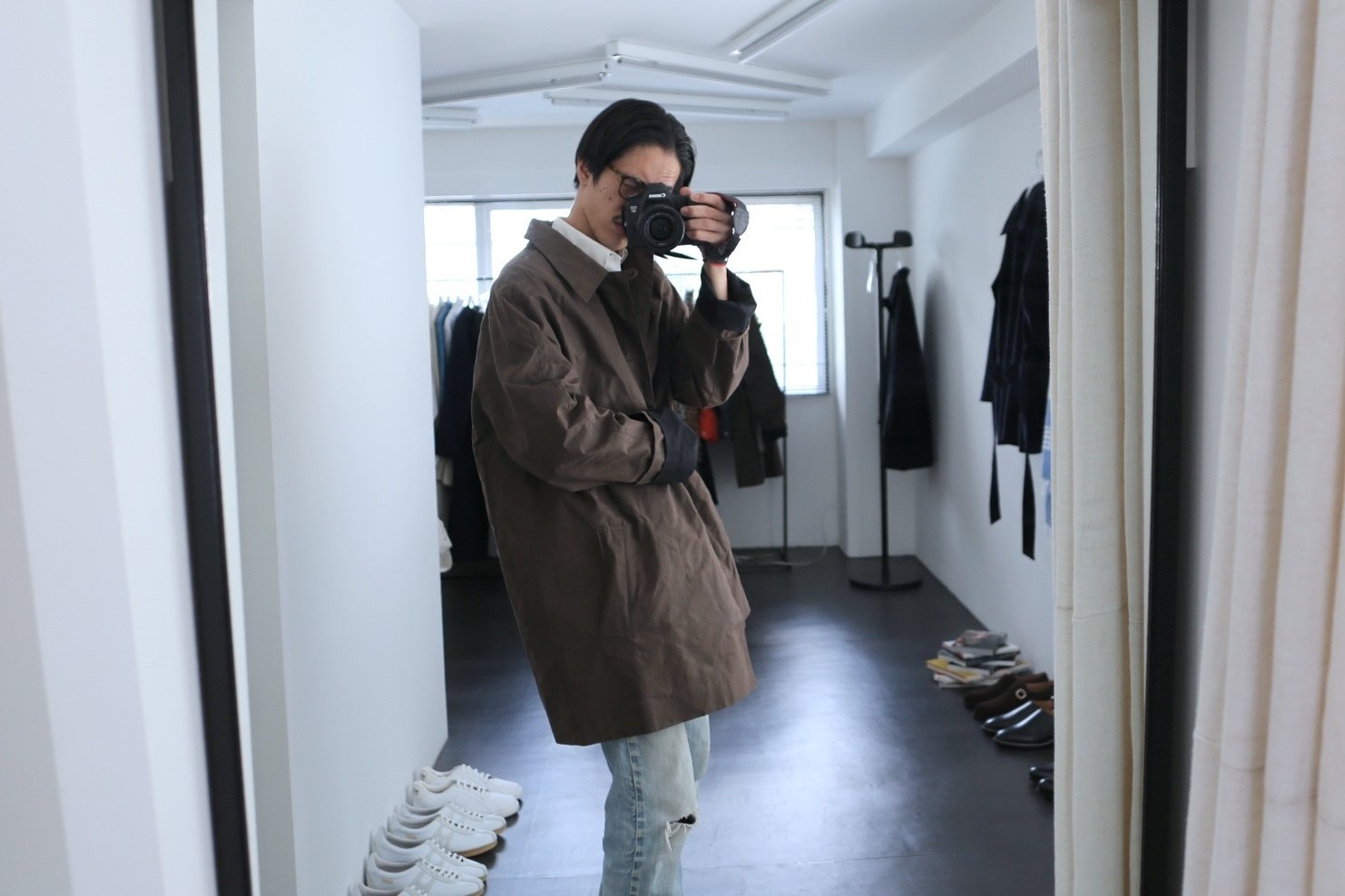 破格❗️An Irrational Element camera coat an irrational element(アン イレーショナルエレメント