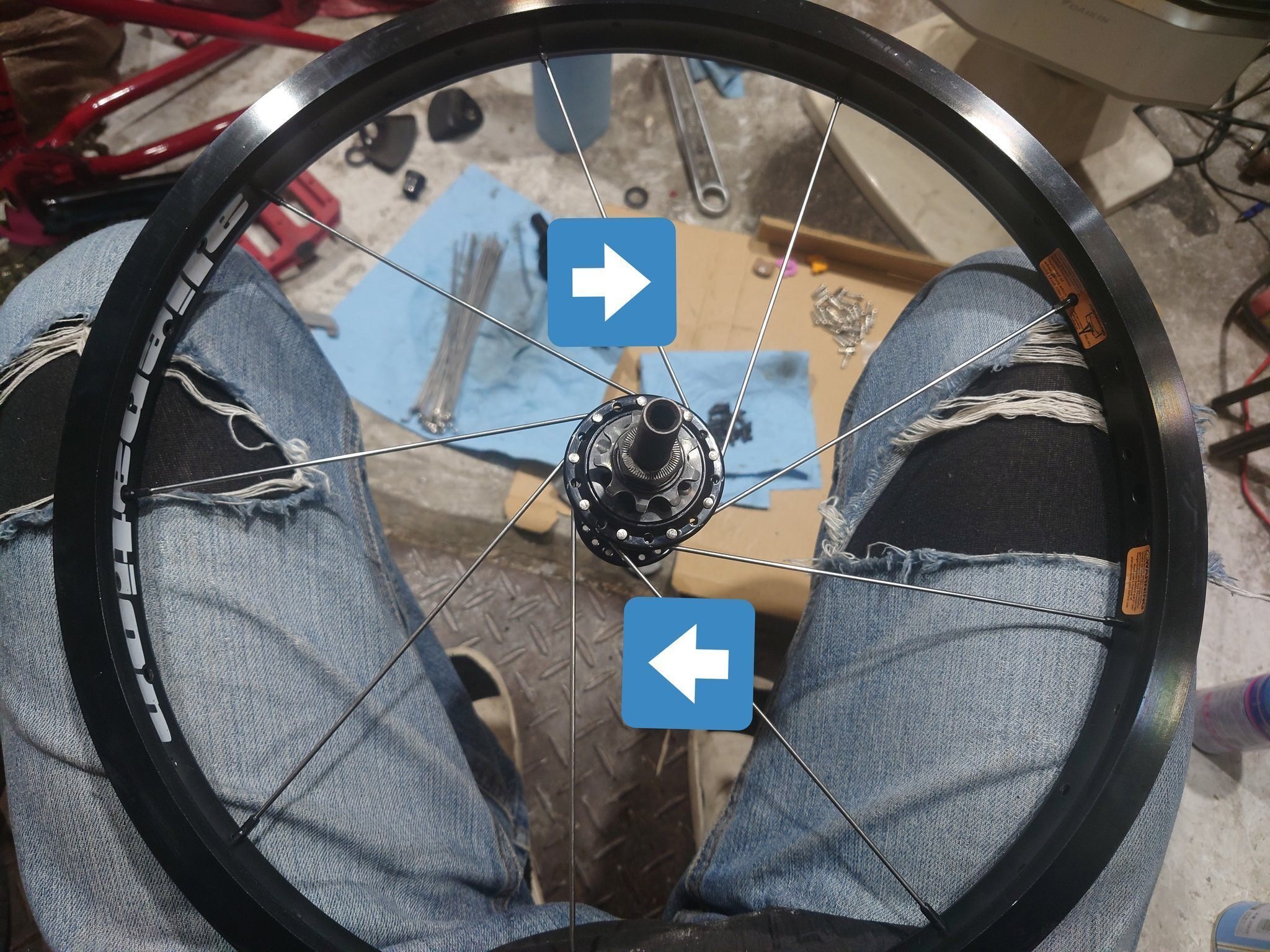 丈夫でメンテサイクルの長いBMXのホイールを組む｜AngelicaNigo