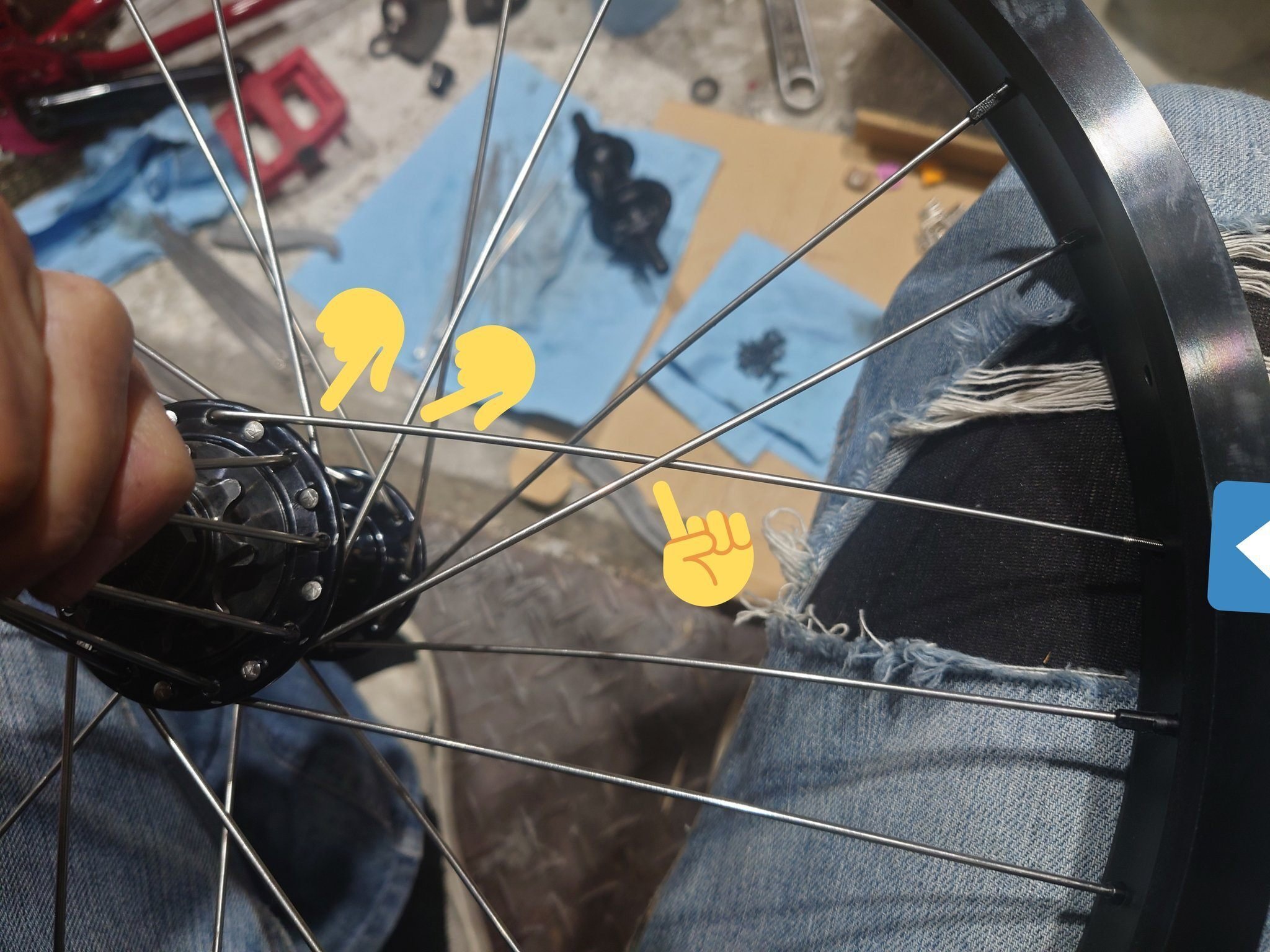 丈夫でメンテサイクルの長いBMXのホイールを組む｜AngelicaNigo