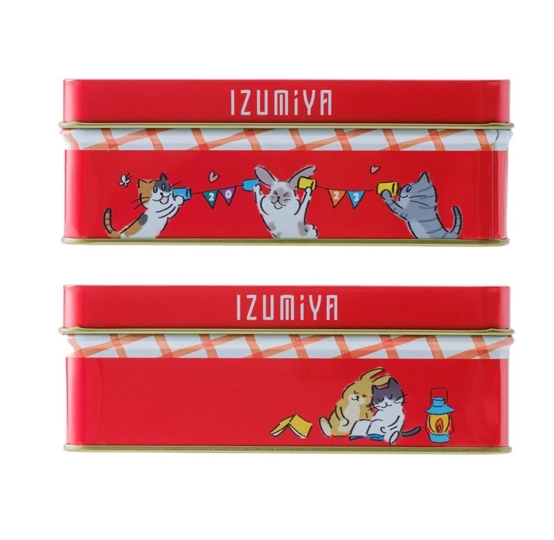 2023年の干支デザイン「うさぎとねこ缶」新登場！｜泉屋東京店公式note