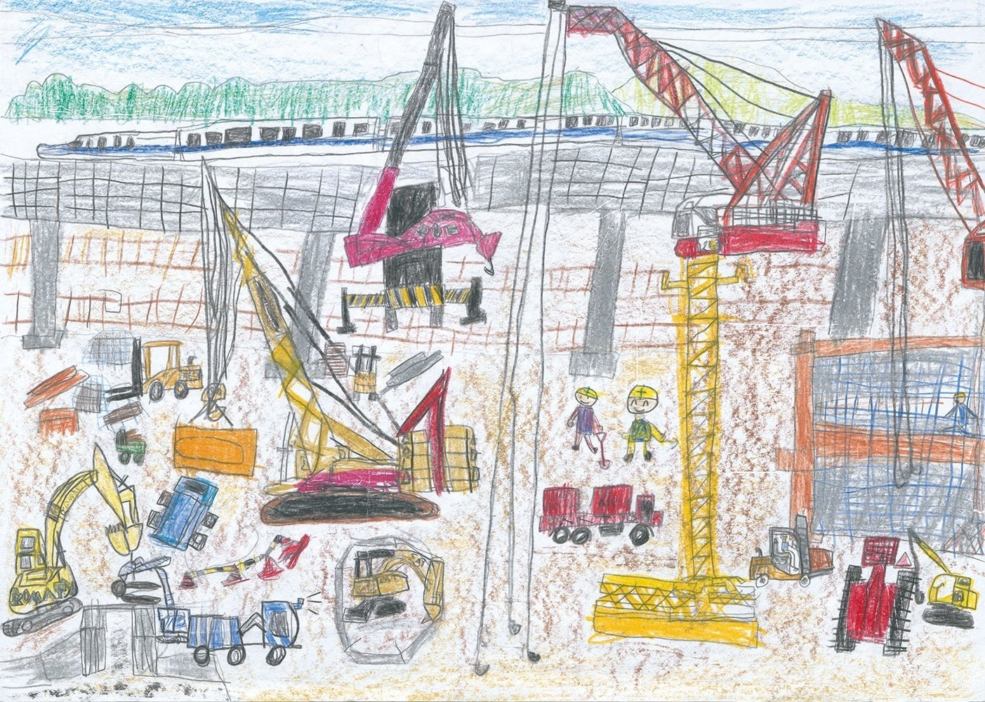 身近な土木を描いてみよう！」図画コンクール（2022）｜公益社団