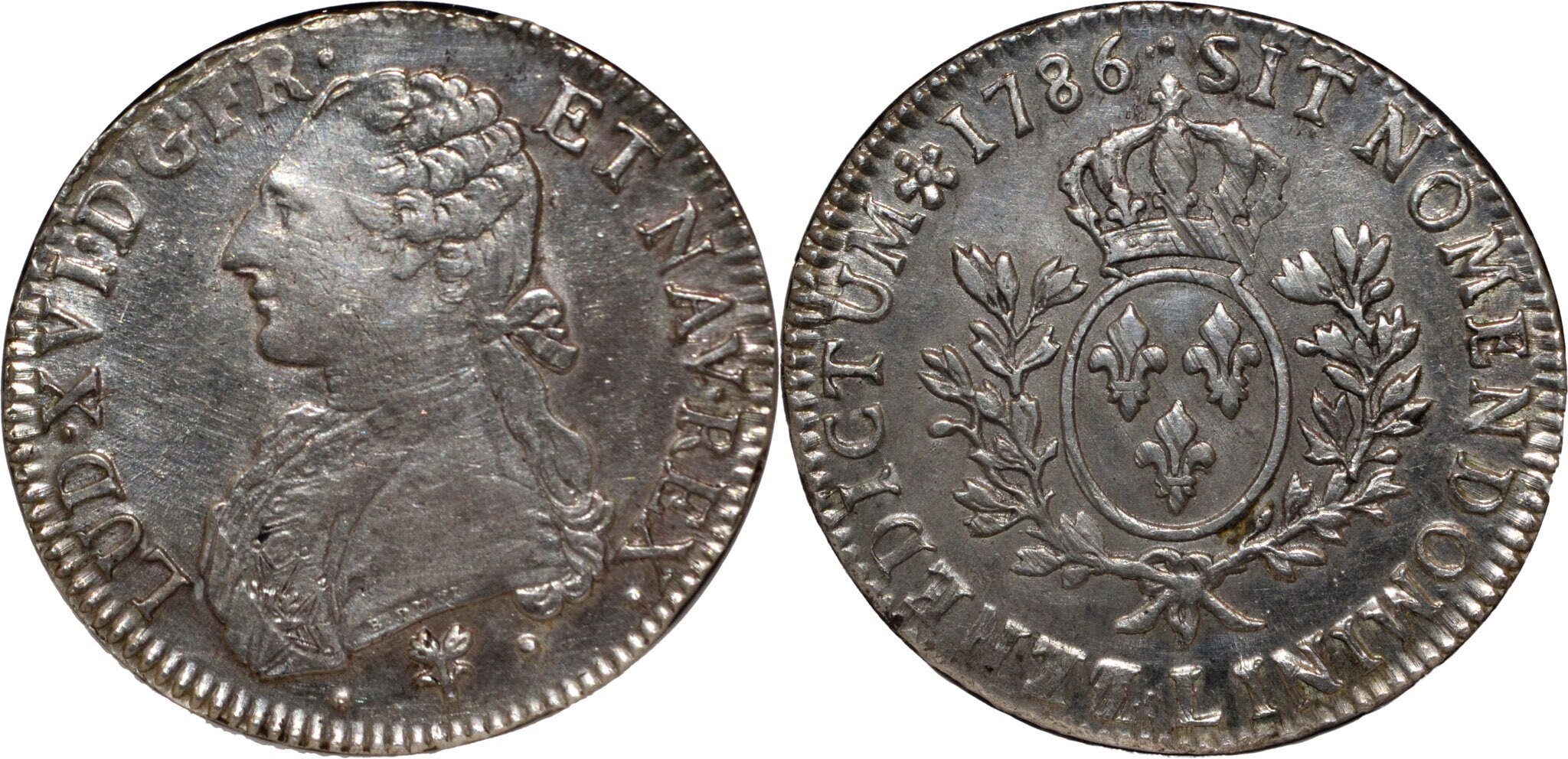 1776年L フランス ルイ16世 ECU 銀貨 バヨンヌ ミント