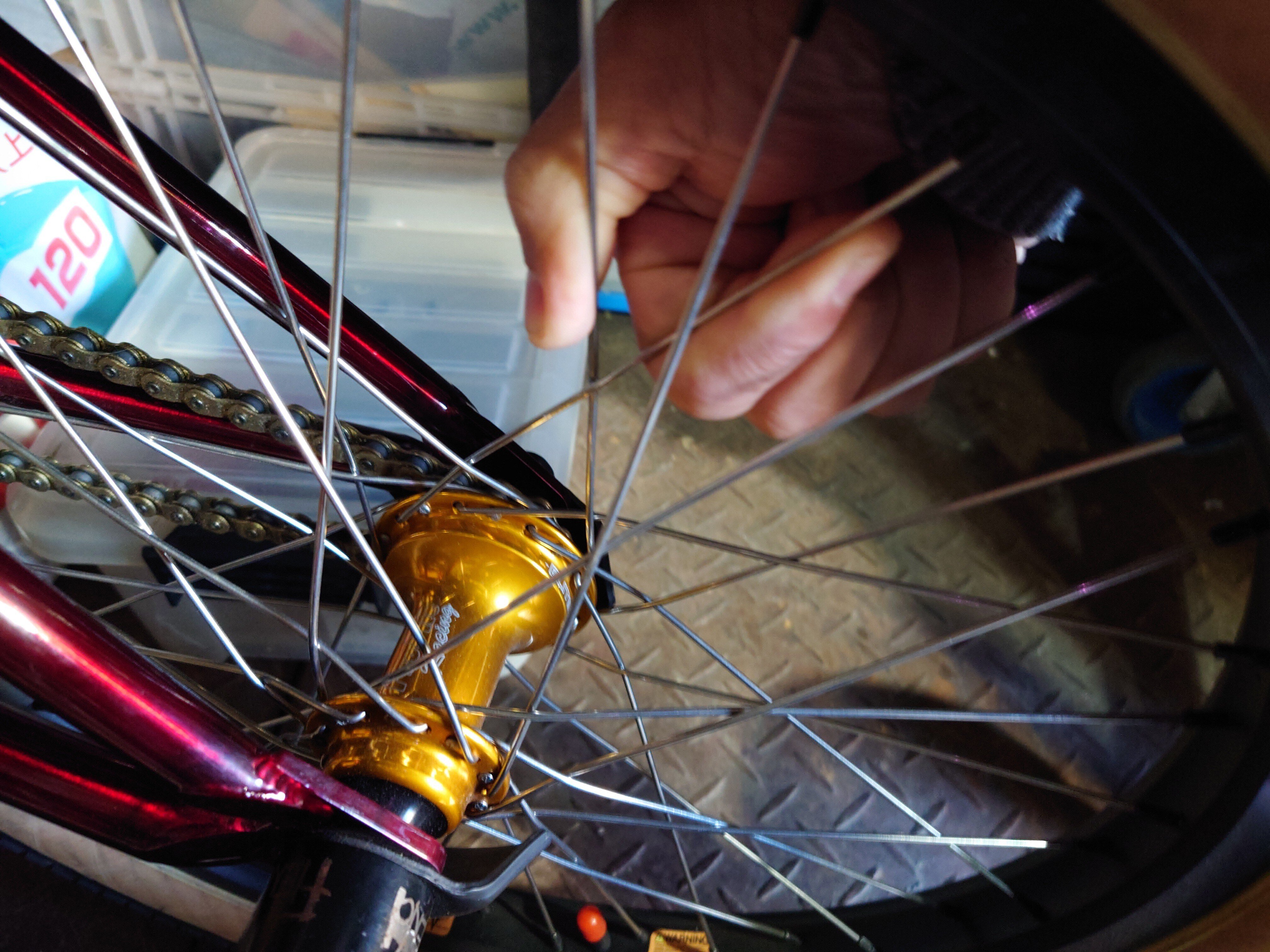 丈夫でメンテサイクルの長いBMXのホイールを組む｜AngelicaNigo