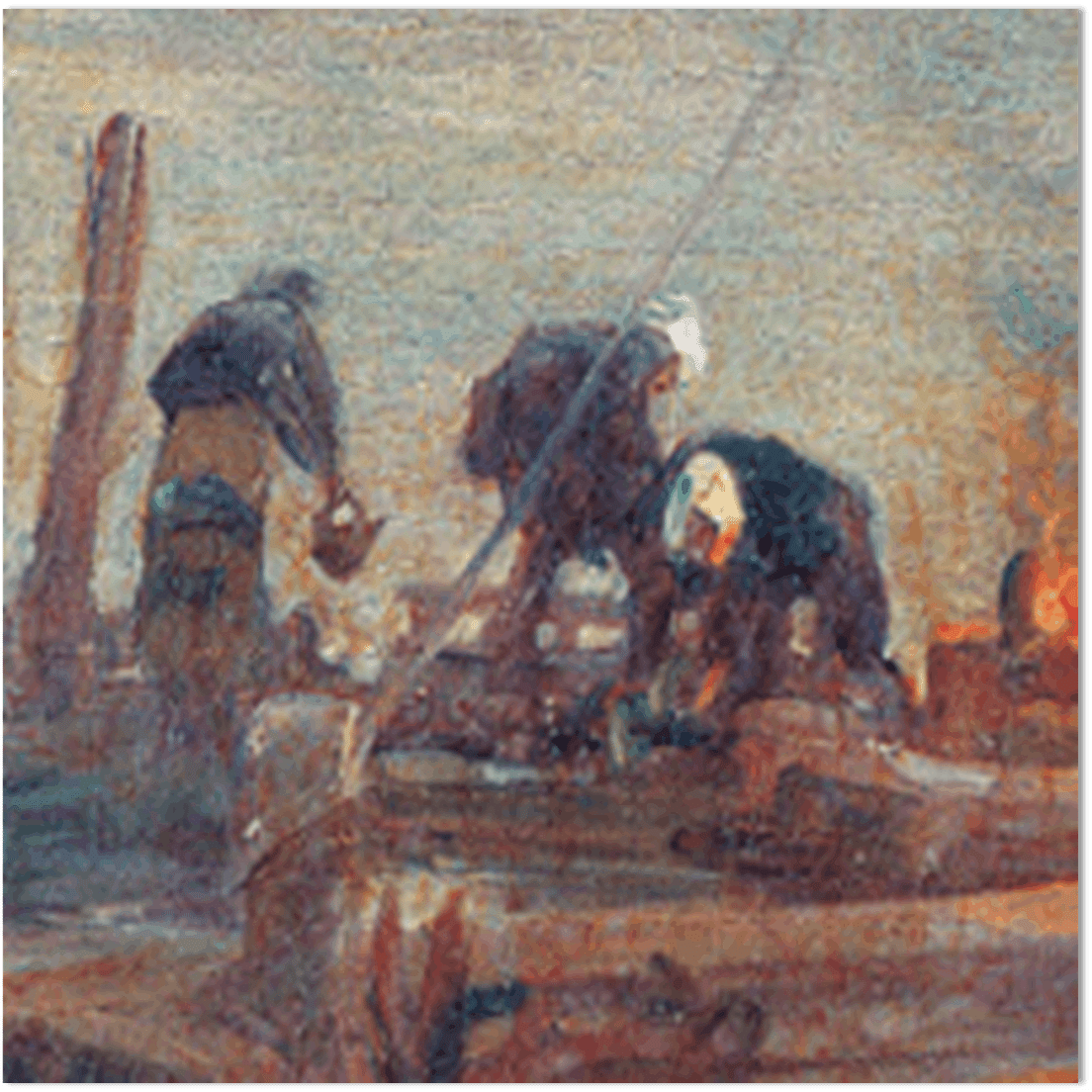 ワタクシ流☆絵解き館その204 青木繁「月下滞船図」―絵画エッセイ風に