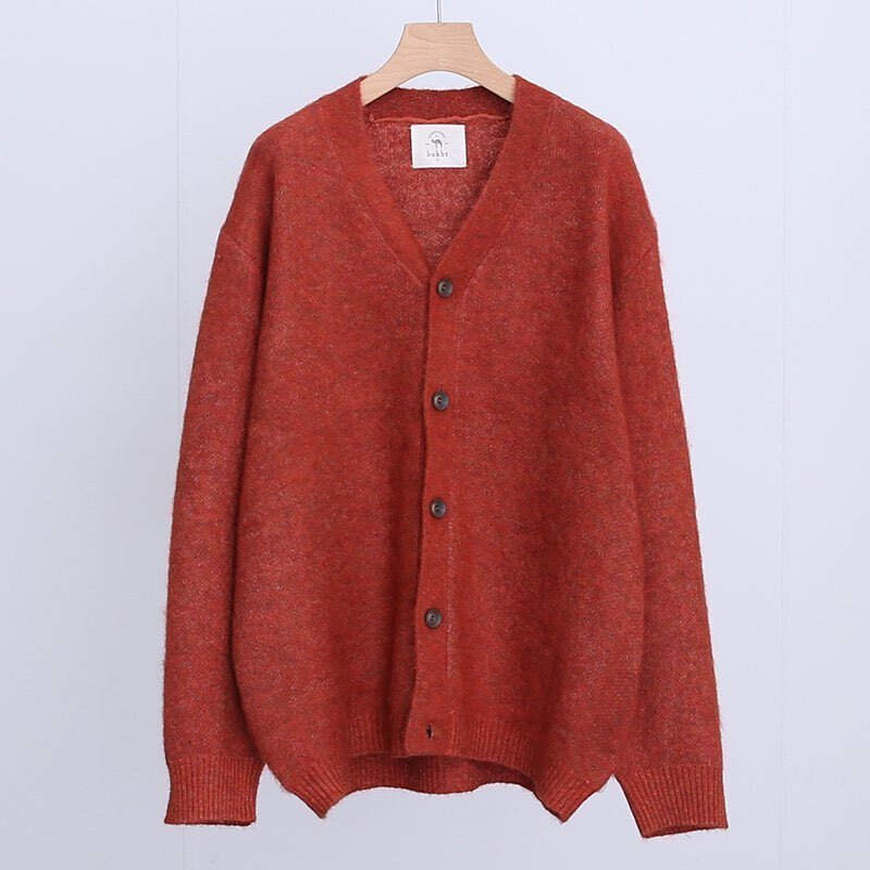 シャギーの風合いと色味が目を引くカーディガン【bukht】SHAGGY