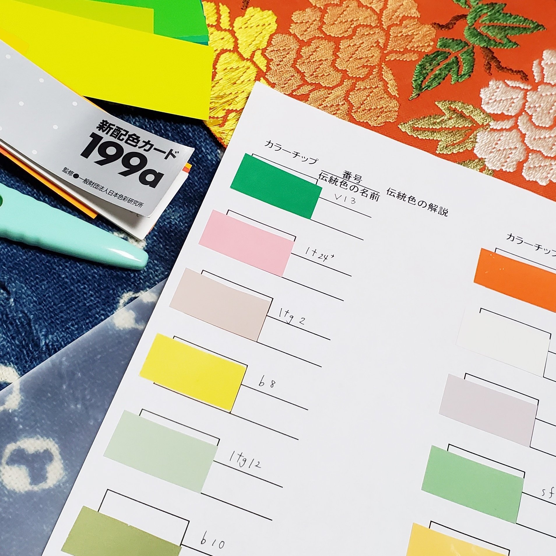 色と文様 <能装束編> 限定本 能と日本の伝統色｜カラフィル