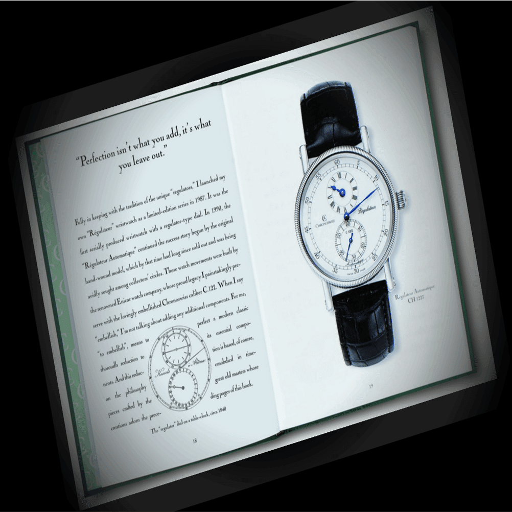 1983年 孤高の時計師、機械式時計ブランドを設立」クロノスイス