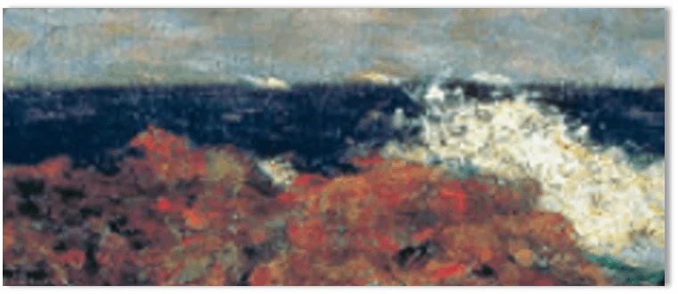 ワタクシ流☆絵解き館その205 青木繁「海景－布良の海」ー絵画エッセイ