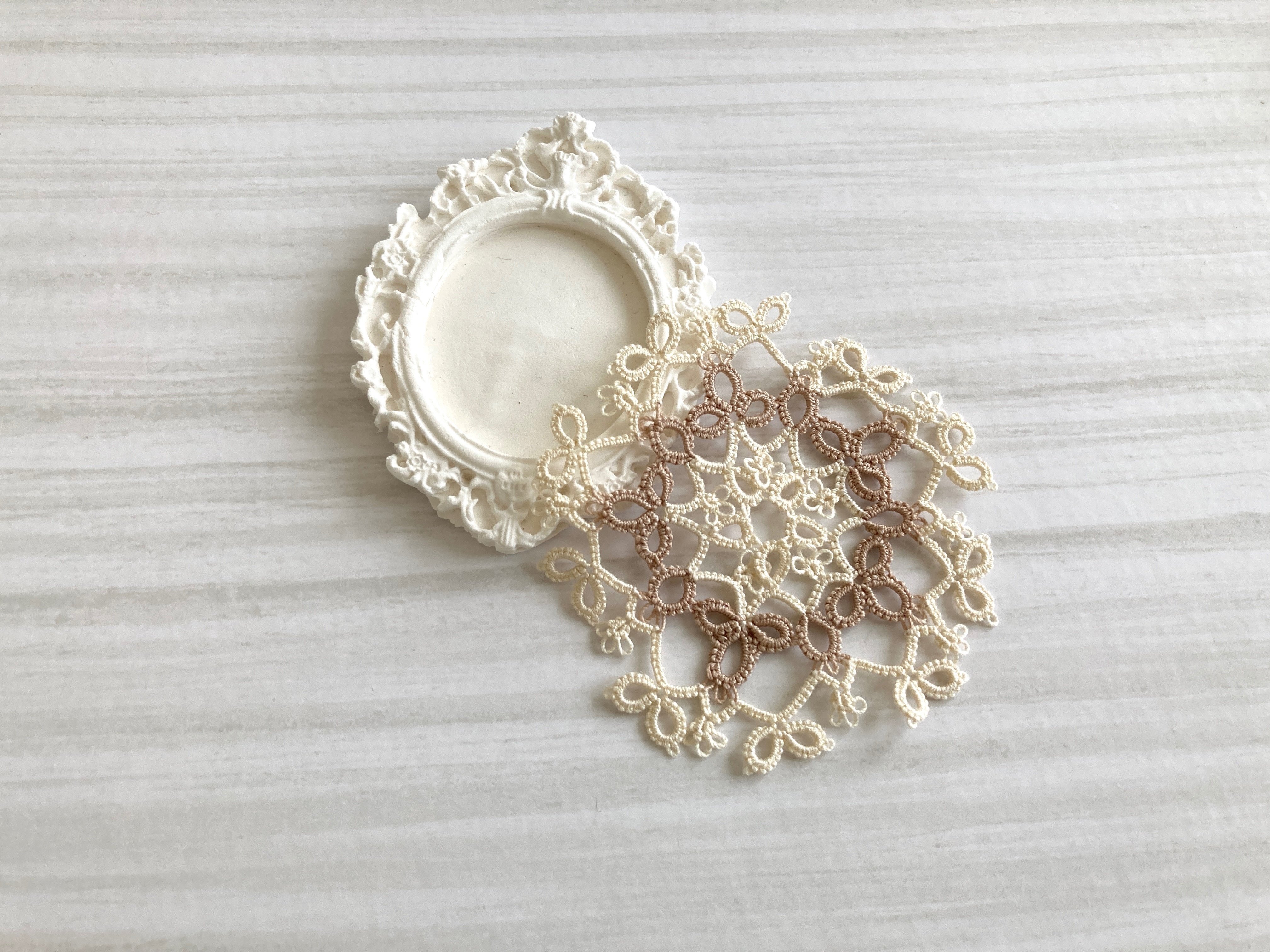№141.143《ドイリーパターン》cuk ｜nanairo_tatting 読むレッスン