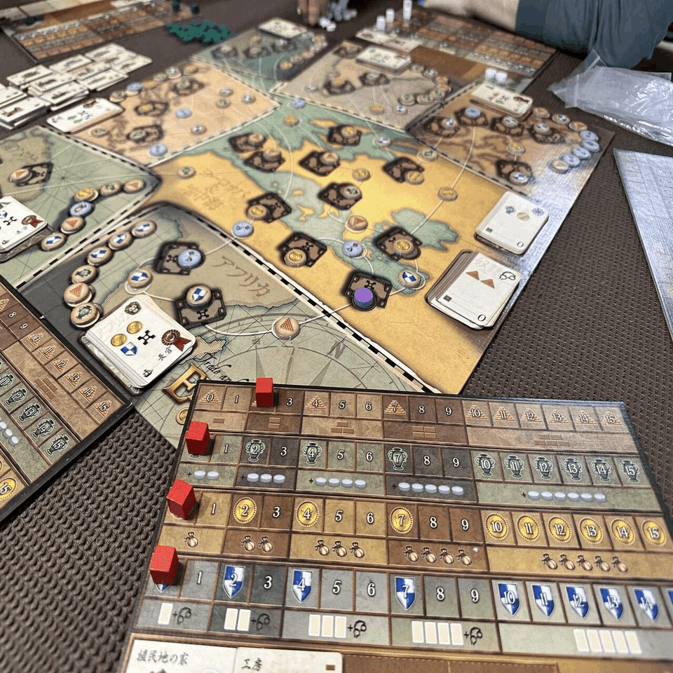 エンデバー　日本語版　ボードゲーム エンデバー(Endeavor) 日本語版 レビュー【リプレイ】 : ある元心理