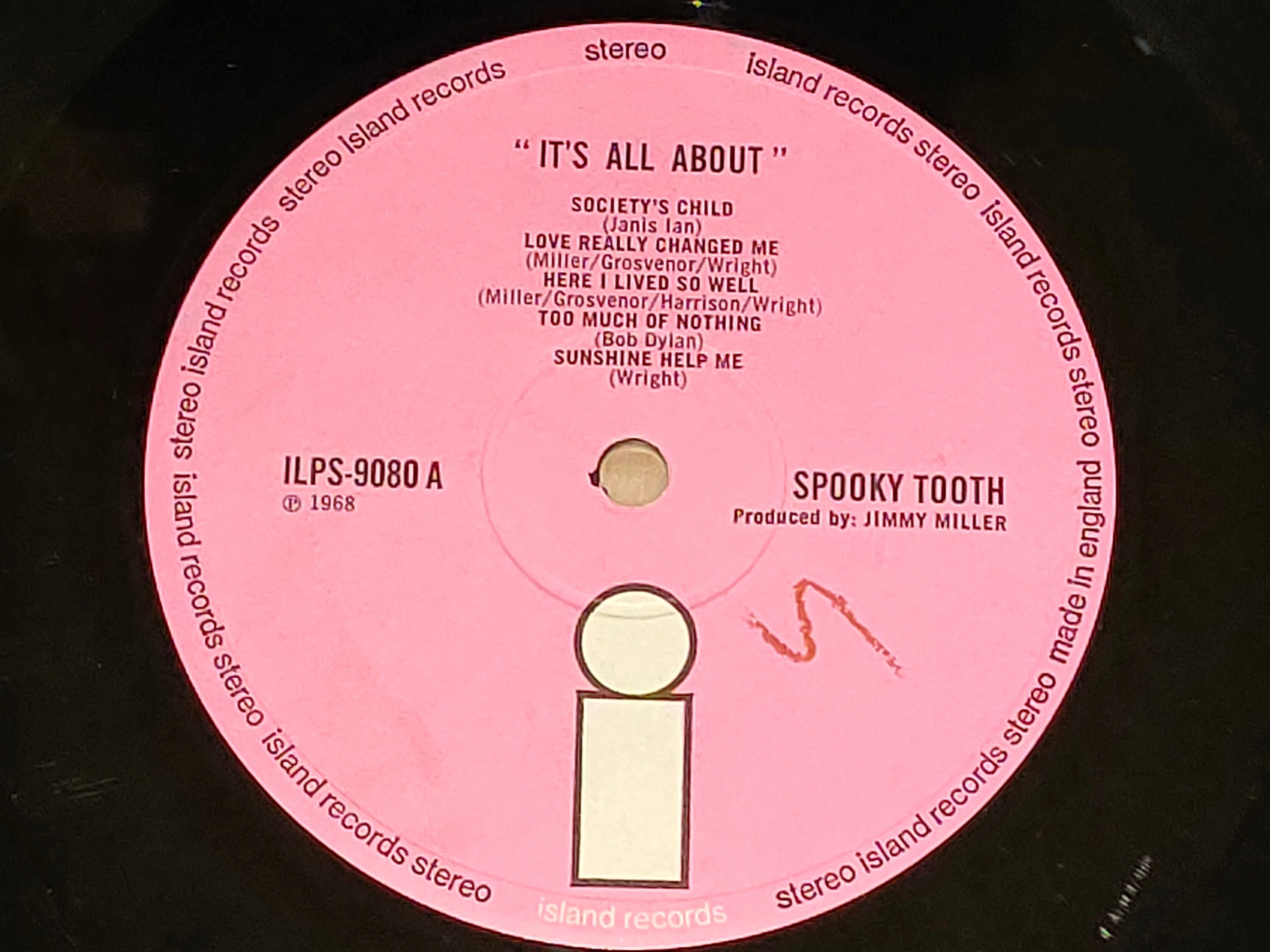 It's All About】(1968) Spooky Tooth アイランド・レコード秘蔵バンド