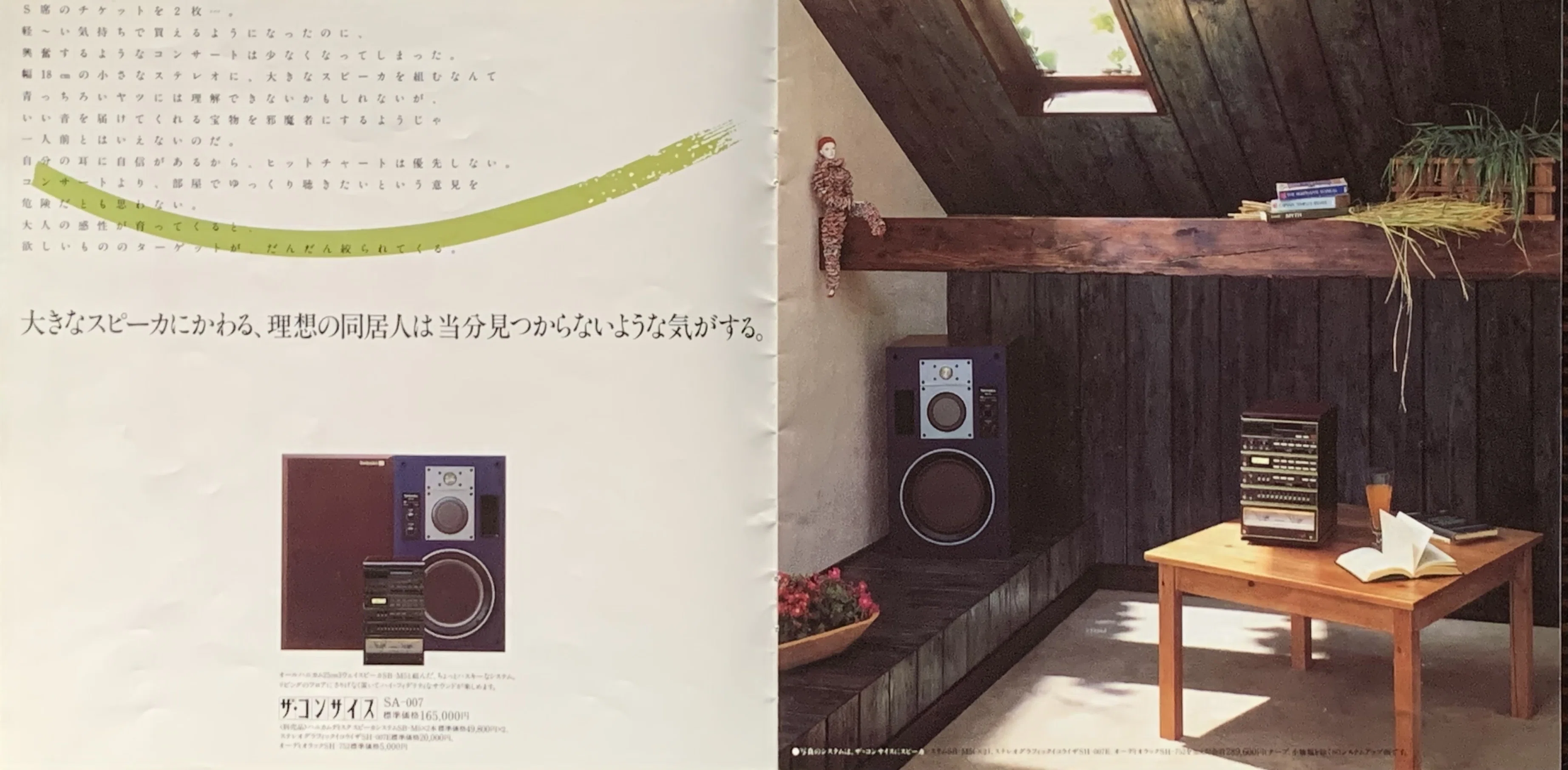 1983年にヴィンテージモデル SA-007 として誕生したザ・コンサイス