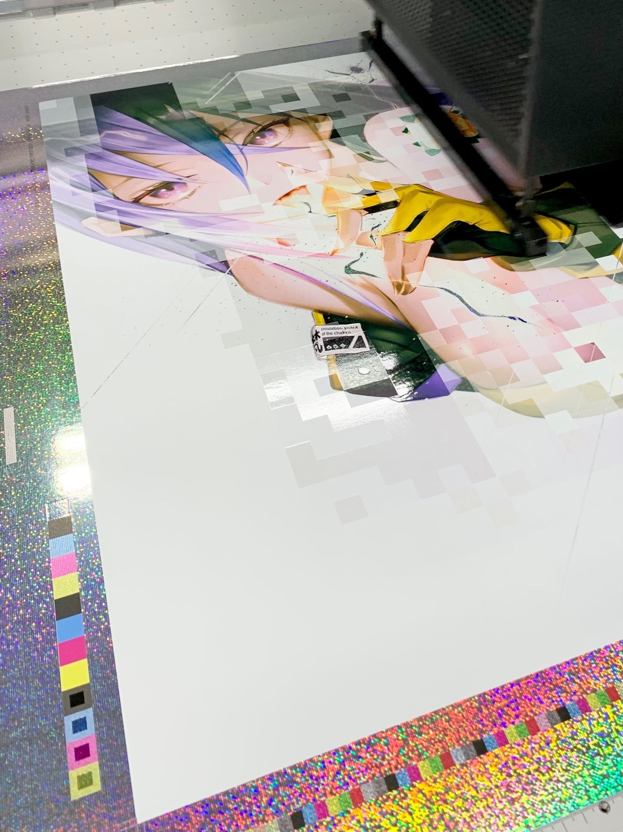 最新のデジタルUVインクジェットで展示作品を印刷しましたっ！｜紙谷