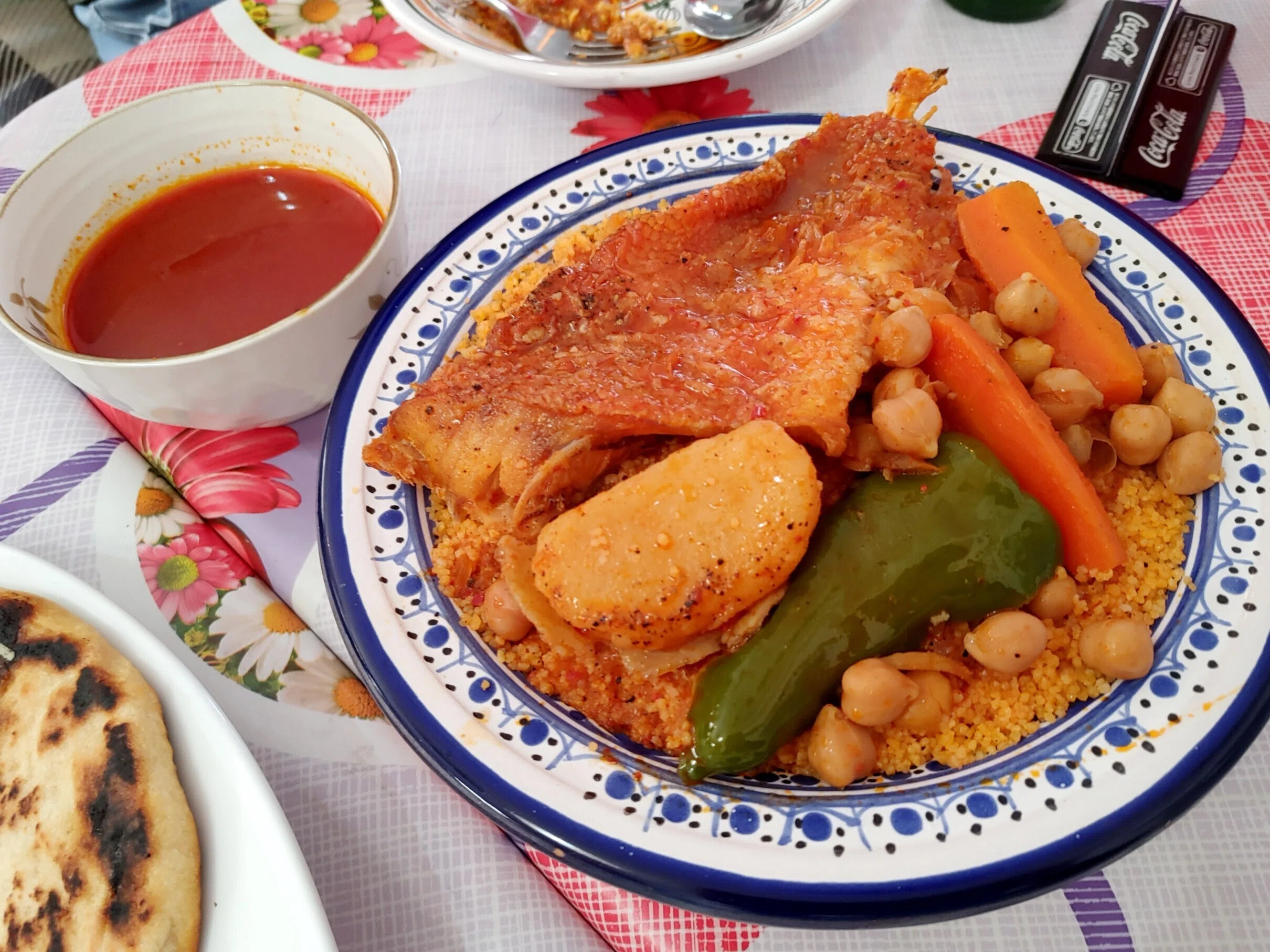 レパートリーが多いマッマのチュニジア料理は何食べても美味しかったよ
