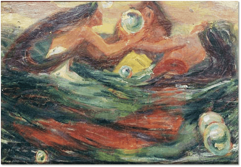 ワタクシ流☆絵解き館その207 青木繁「わだつみのいろこの宮」ー絵画