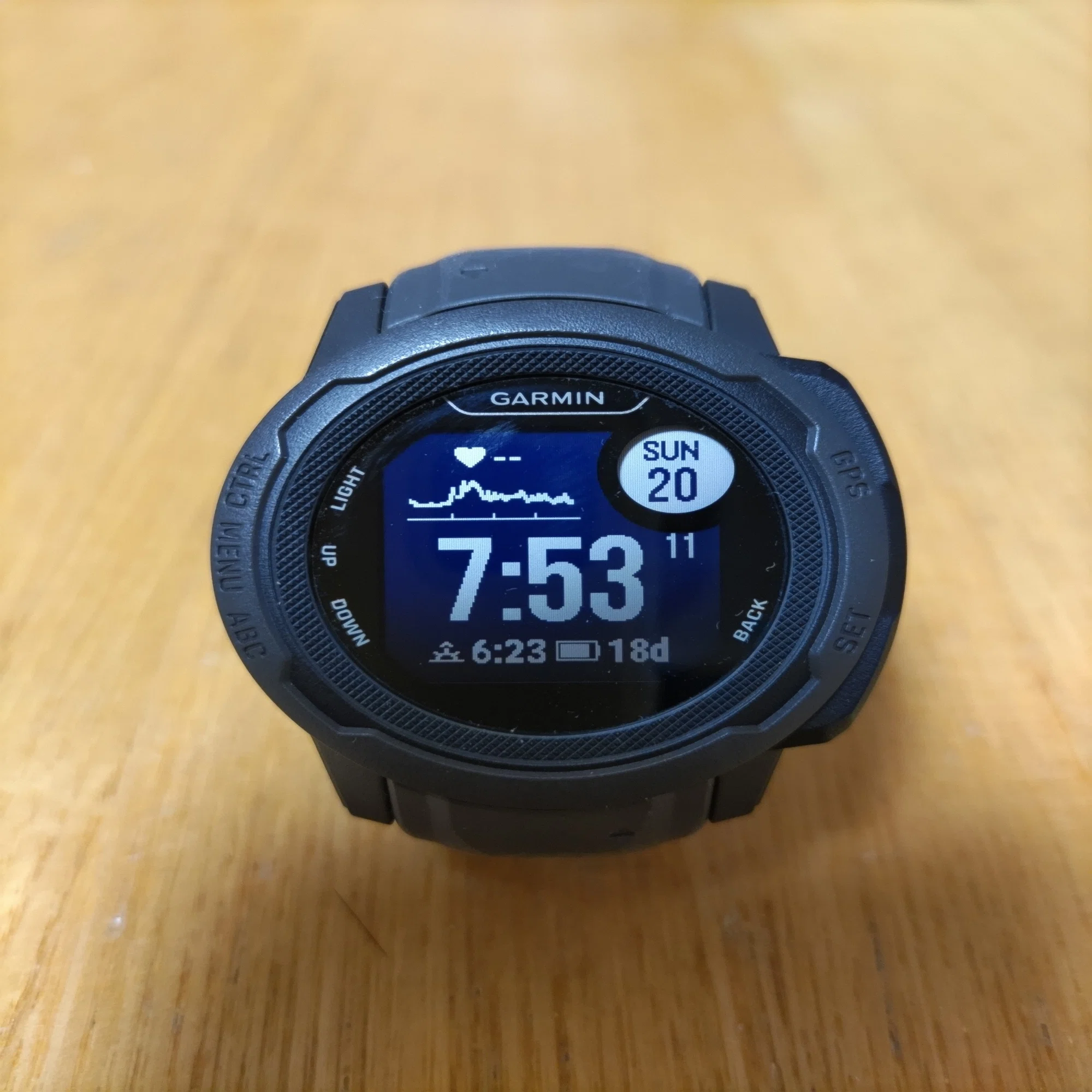 ロードバイクの心拍計としての GARMIN(ガーミン) Instinct 